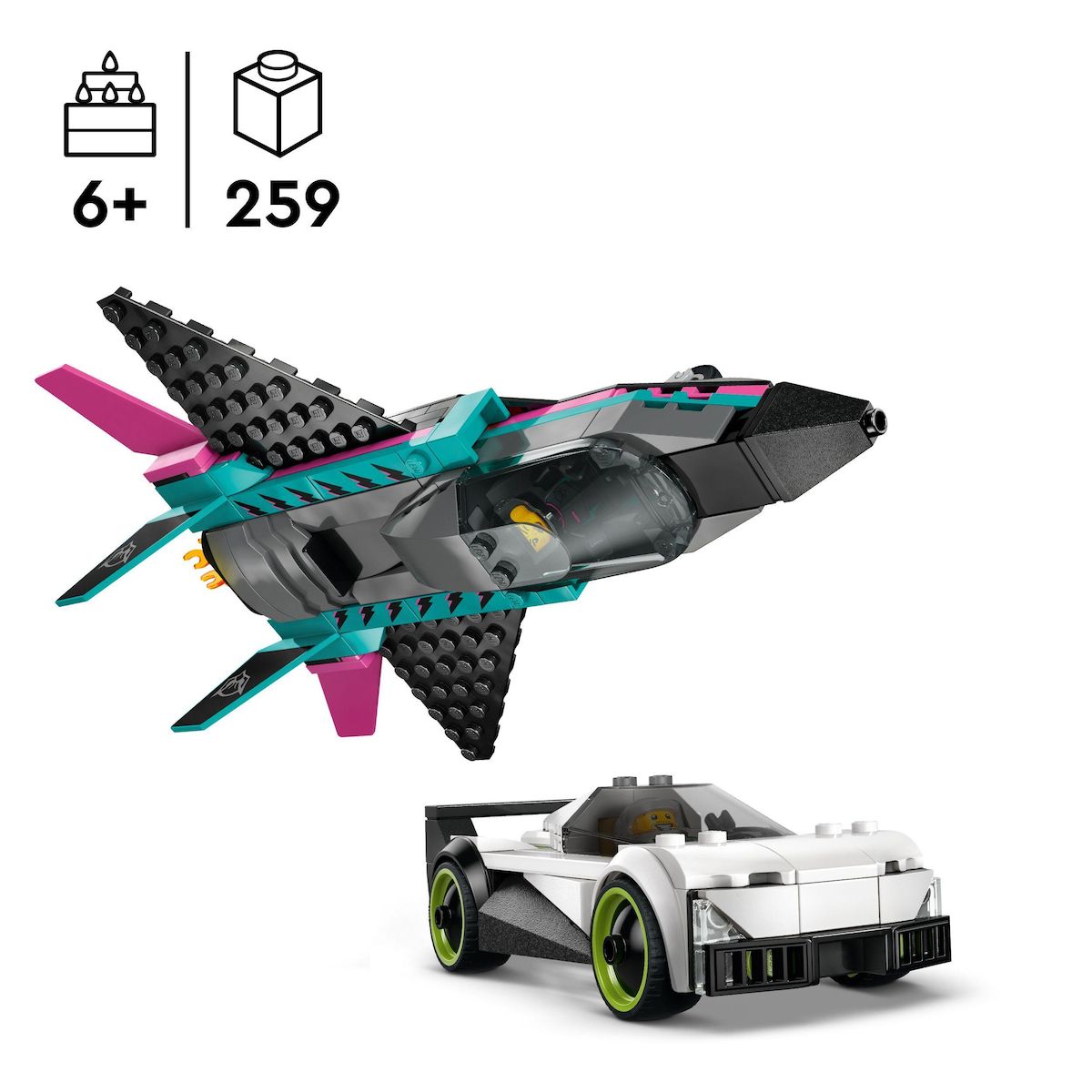 LEGO City 60489 - Jet contre la voiture