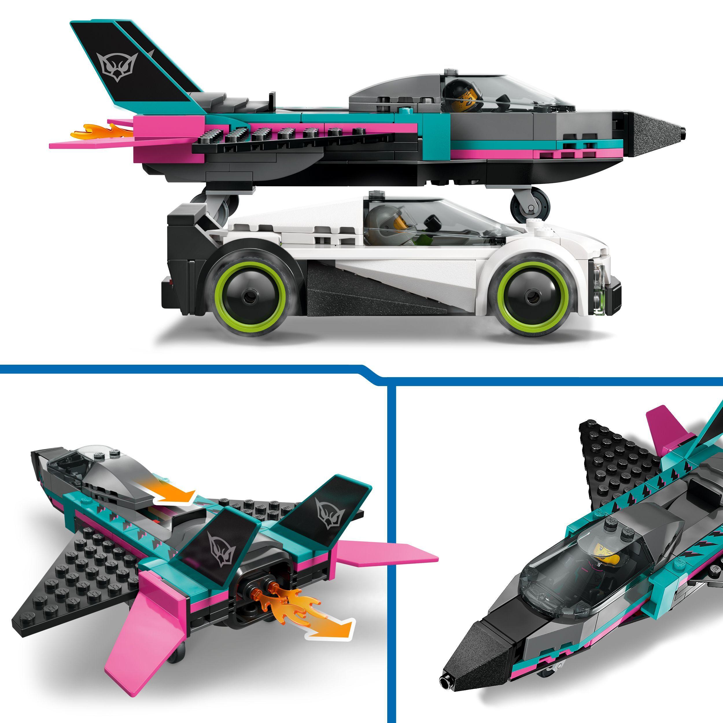 Voir la diapositive 4 : LEGO City 60489 Le Jet Contre la Voiture - Jouet de Construction dès 6 ans - Idée Cadeau