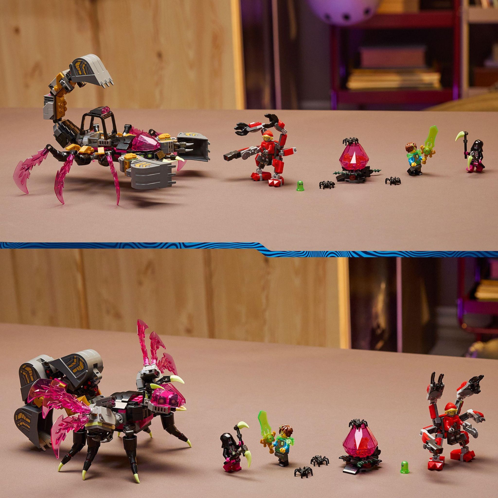 Voir la diapositive 6 : LEGO DREAMZzz 71513 - La Pelleteuse Scorpion des Cauchemars