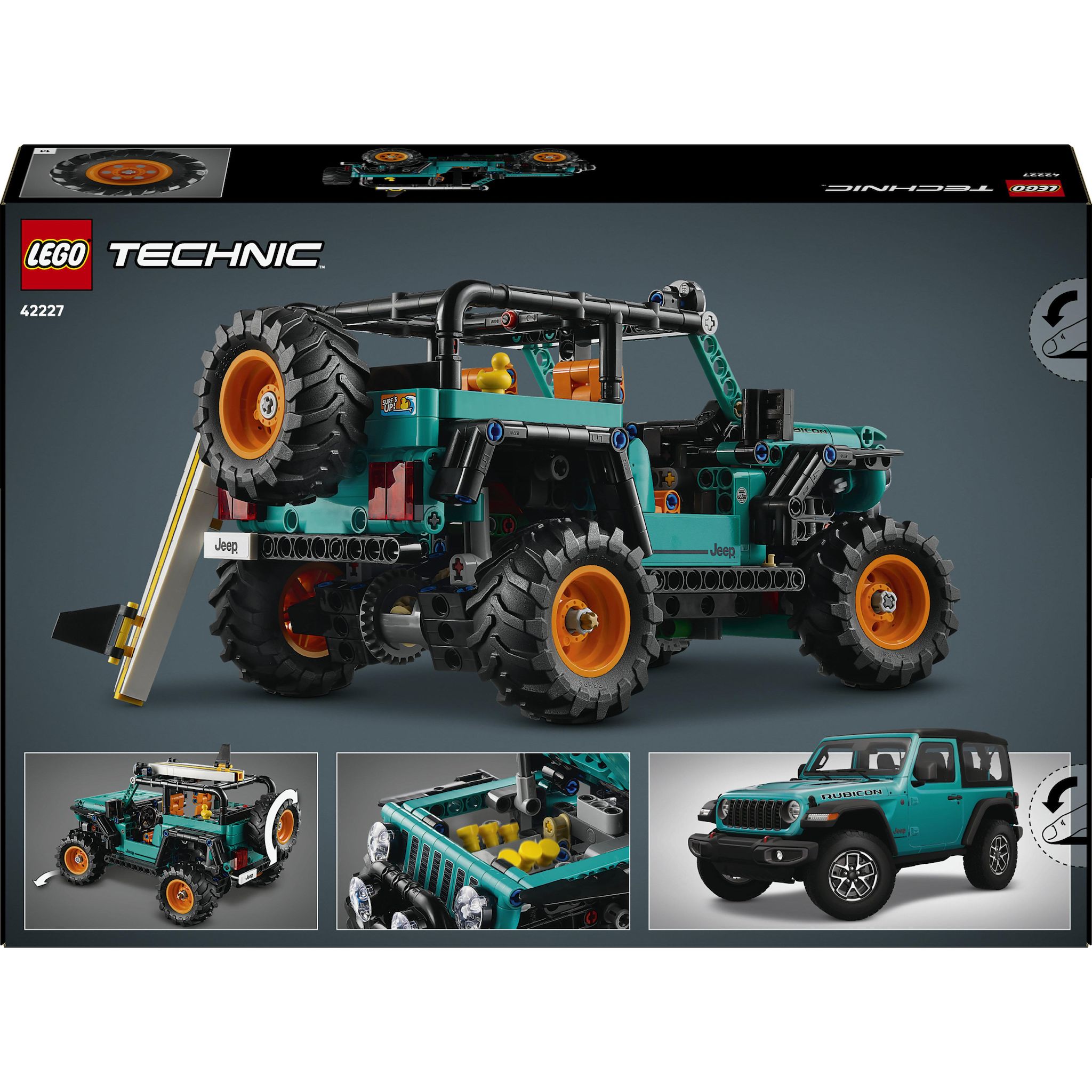 Voir la diapositive 3 : LEGO Technic 42227 - Jeep Wrangler Rubicon SUV