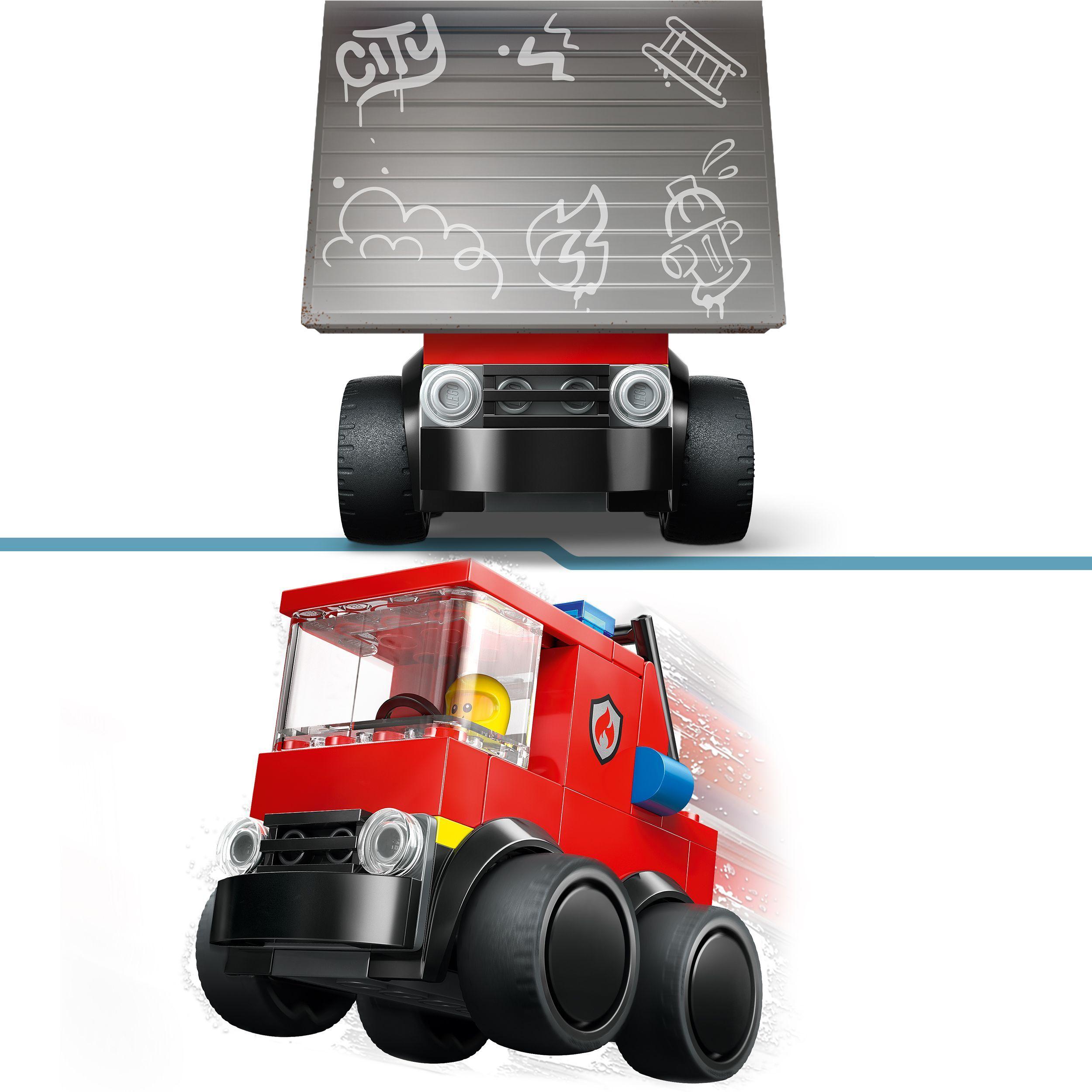 Voir la diapositive 4 : LEGO City 60482 Véhicules - Le Camion de Pompiers - Jeu Créatif dès 5 ans - Idée de Cadeau