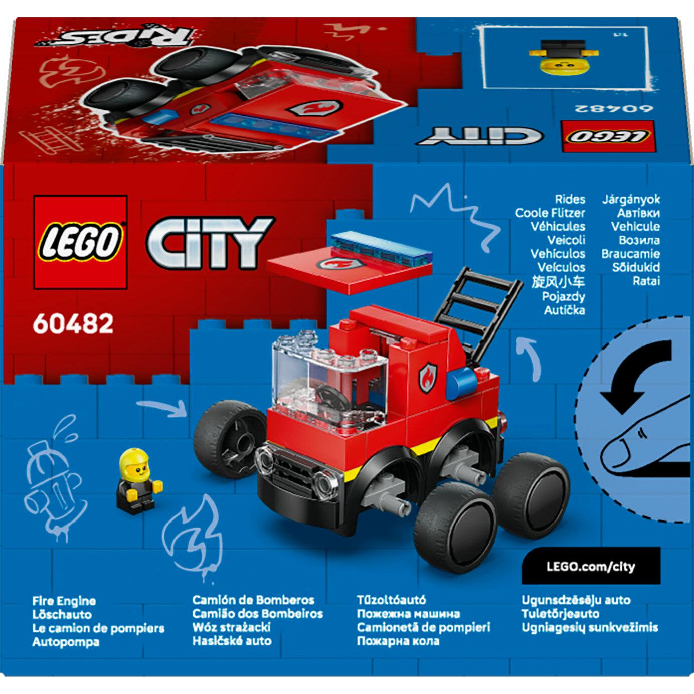 Voir la diapositive 8 : LEGO City 60482 Véhicules - Le Camion de Pompiers - Jeu Créatif dès 5 ans - Idée de Cadeau