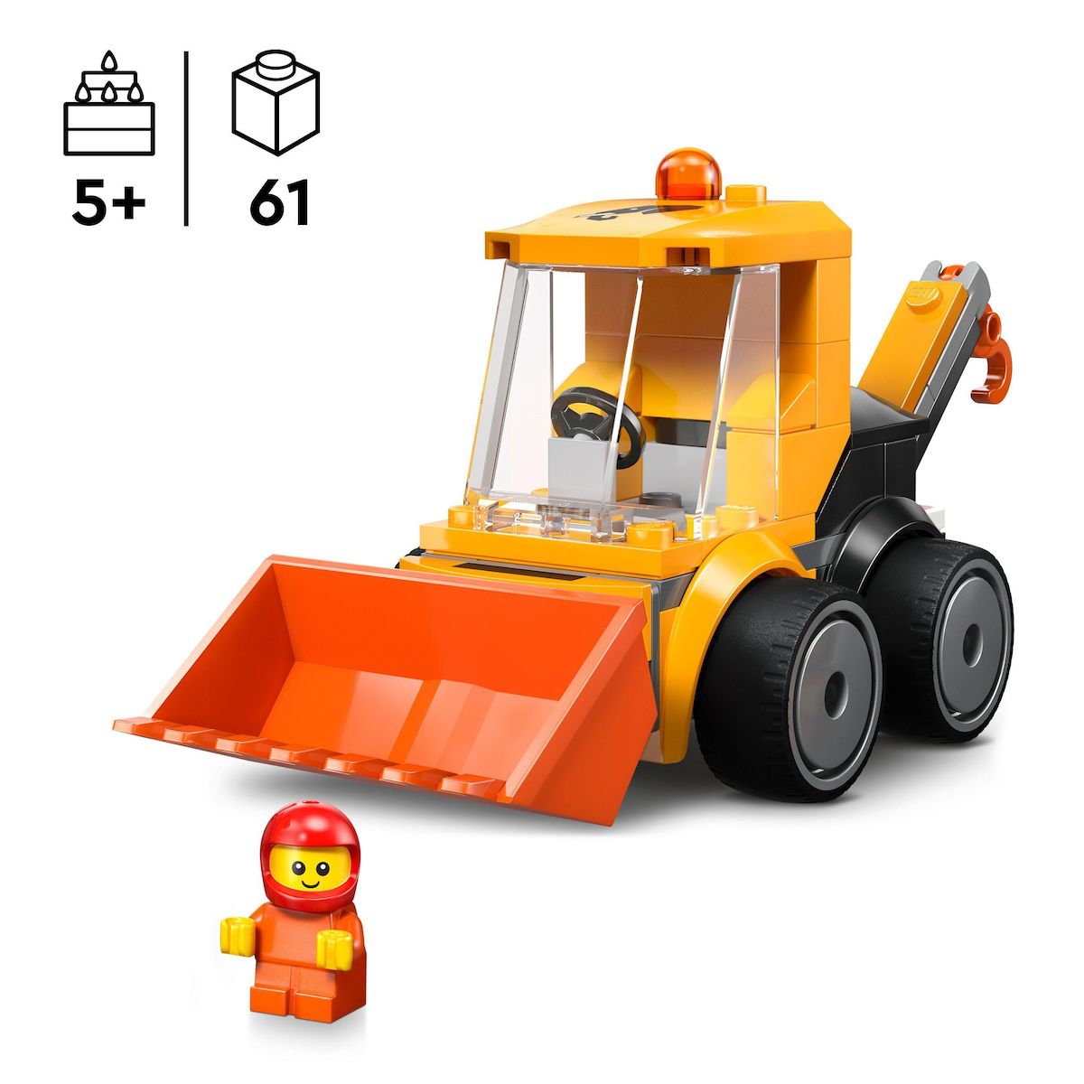 LEGO City 60483 - Véhicule Chargeuse de chantier