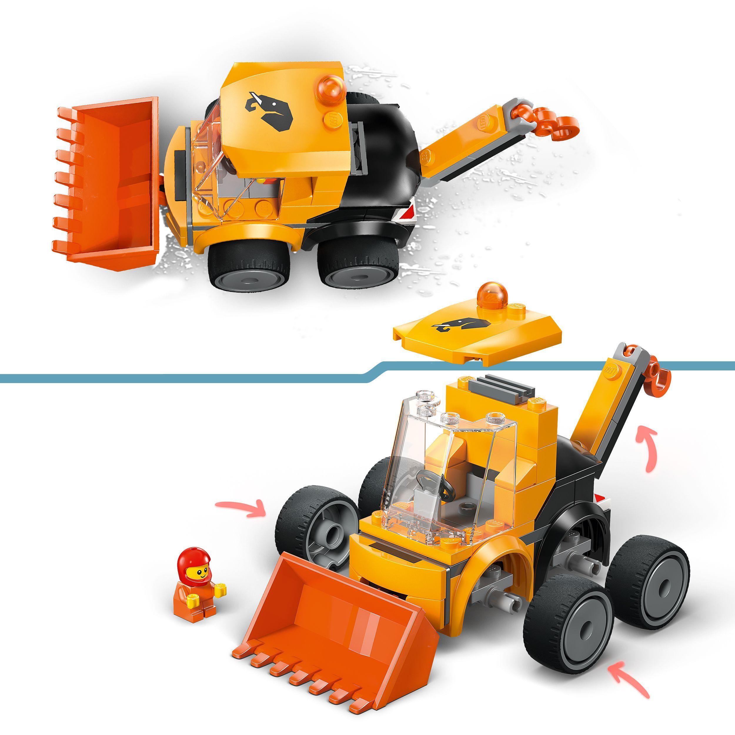 Voir la diapositive 5 : LEGO City 60483 Véhicules - La Chargeuse de Chantier - Jeu Créatif 5 ans - Idée de Cadeau