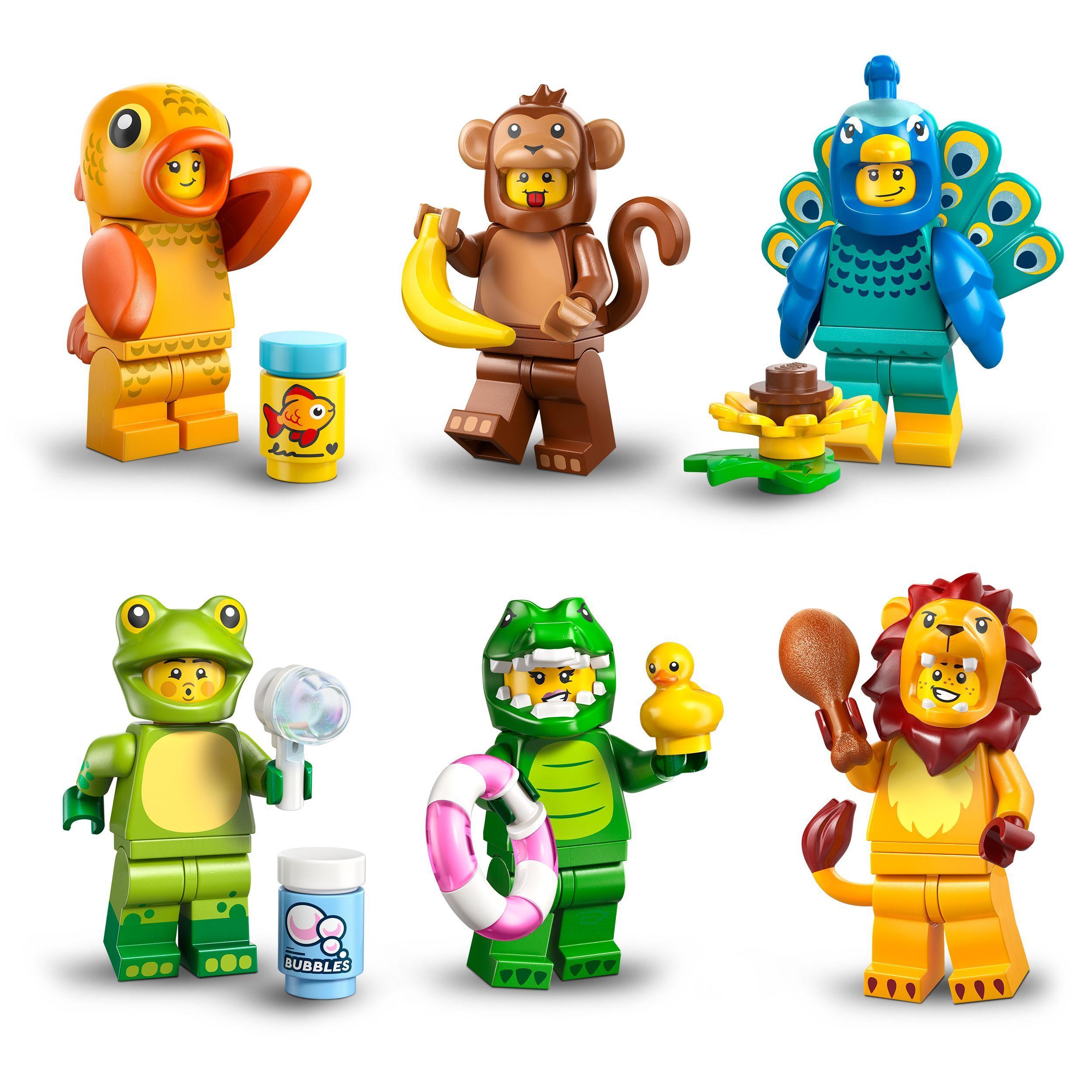Voir la diapositive 5 : LEGO Minifigures 71051 Série Animaux 28 - Boîte Mystère pour Fille ou Garçon dès 5 ans