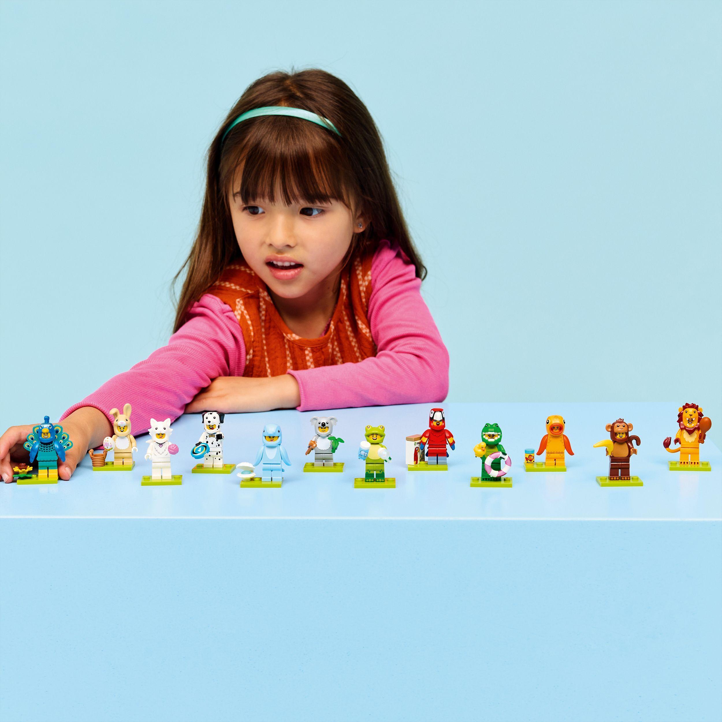 Voir la diapositive 7 : LEGO Minifigures 71051 Série Animaux 28 - Boîte Mystère pour Fille ou Garçon dès 5 ans