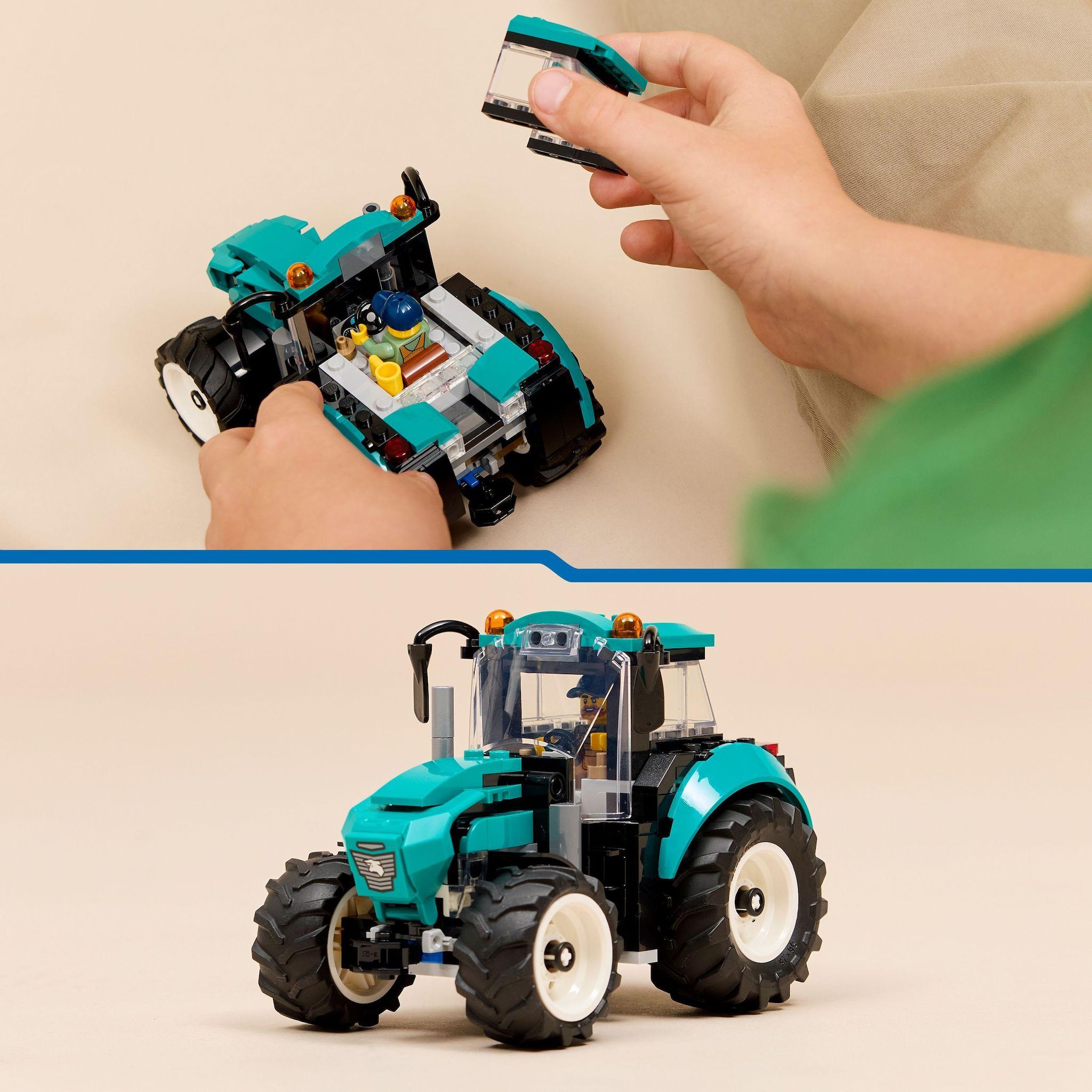 Voir la diapositive 6 : LEGO City 60498 - Le tracteur