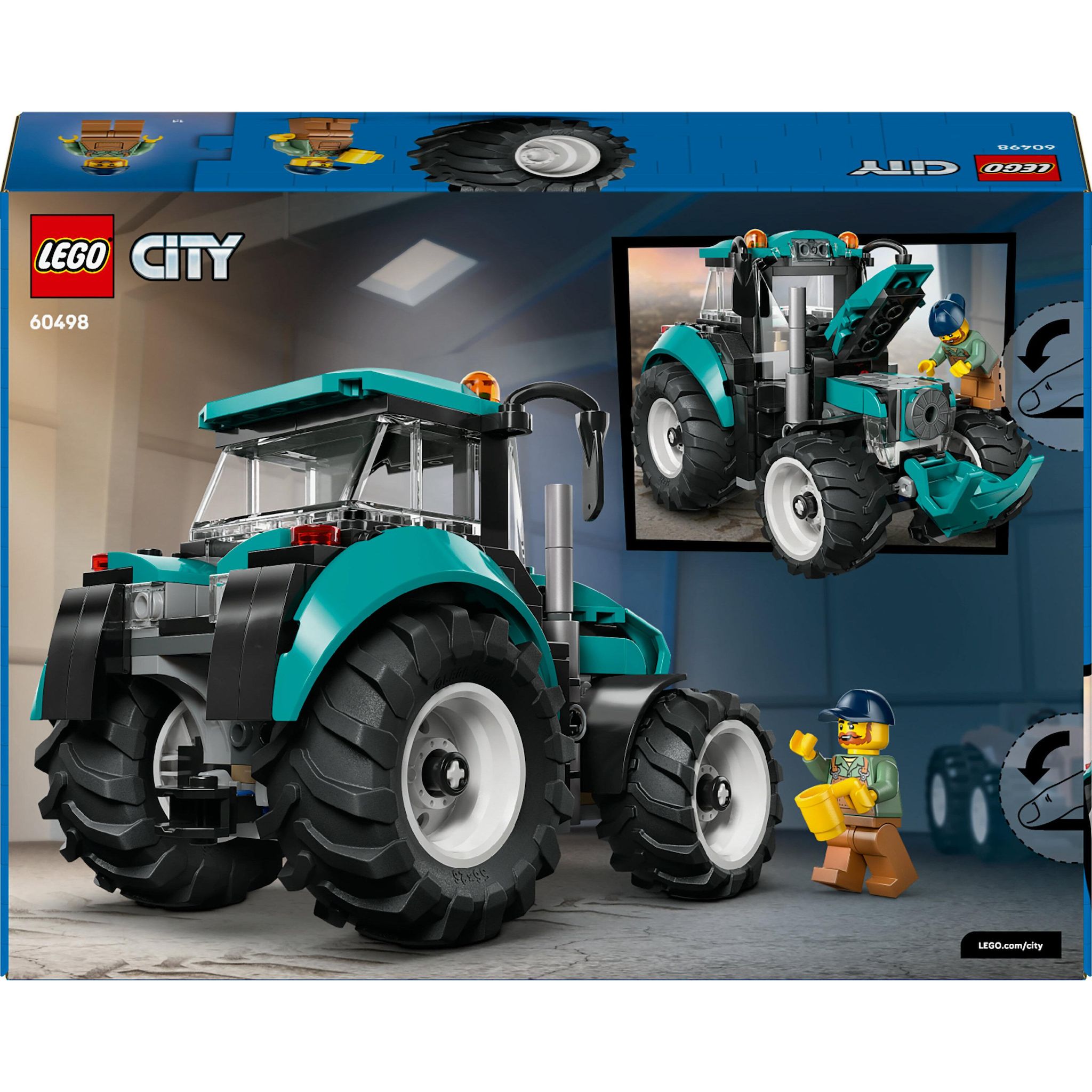 Voir la diapositive 8 : LEGO City 60498 - Le tracteur
