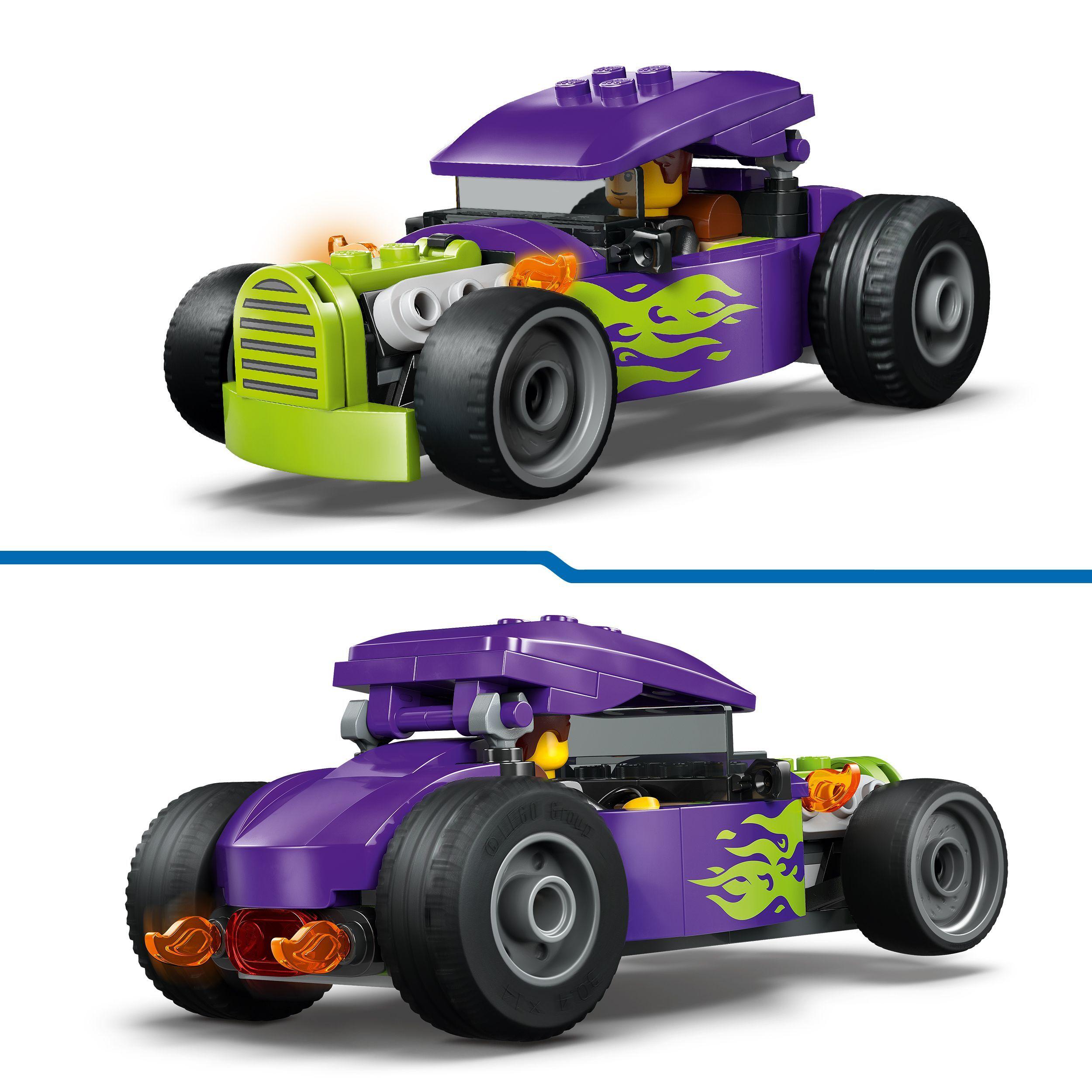 Voir la diapositive 4 : LEGO City 60485 Le Hot Rod - Jouet Voiture de Course - Motricité Fine - Cadeau dès 5 ans
