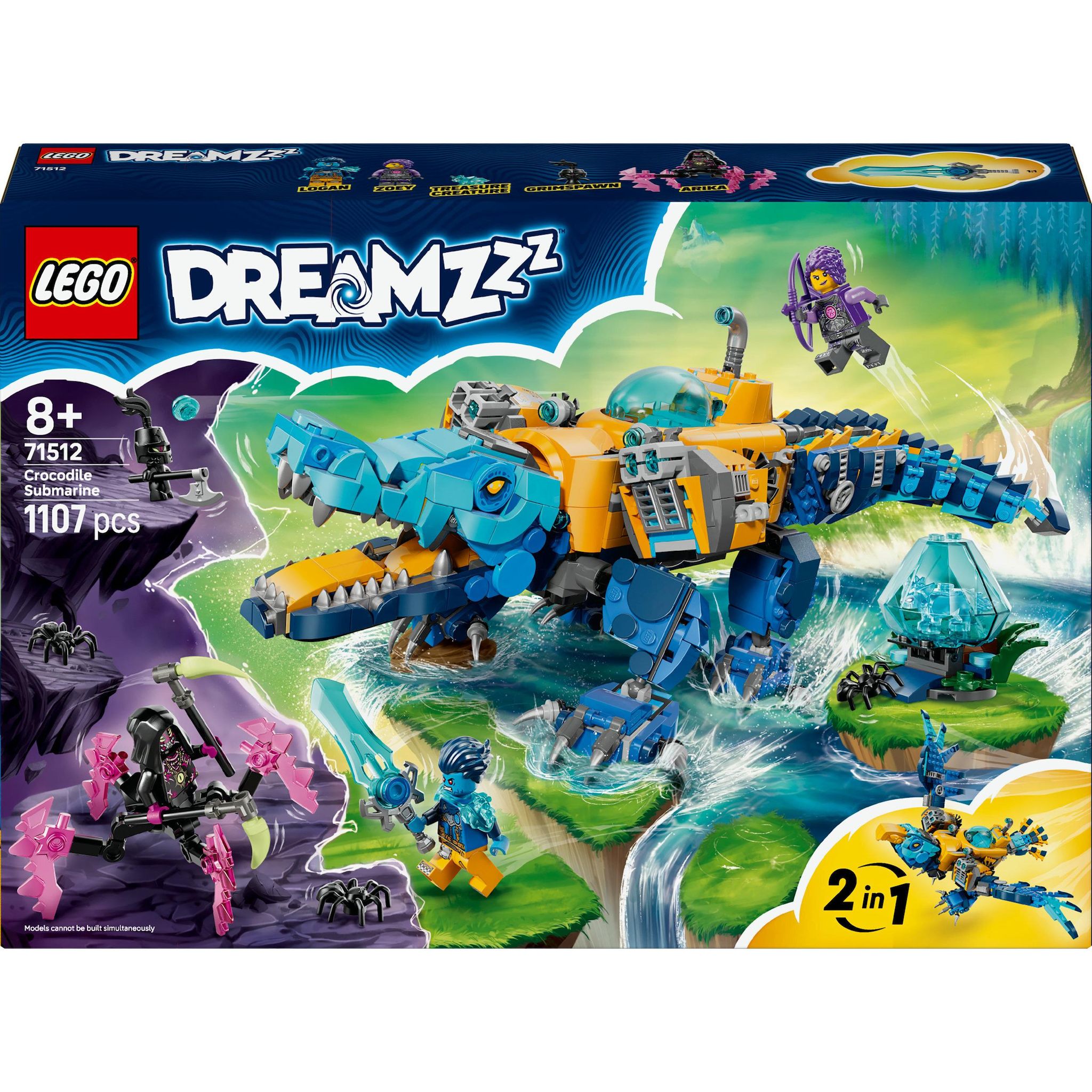 LEGO DREAMZzz 71512 - Sous marin Crocodile