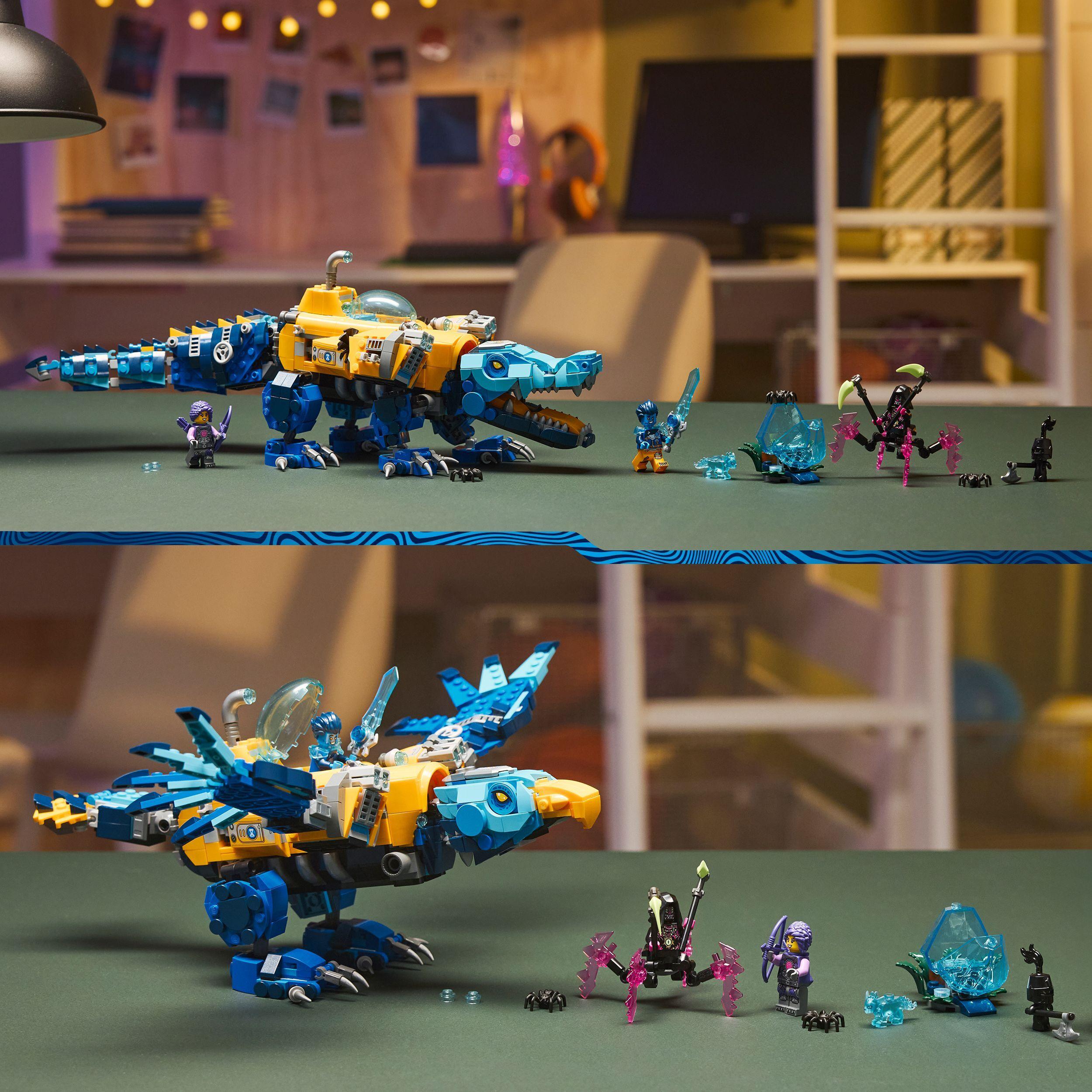 Voir la diapositive 6 : LEGO DREAMZzz 71512 - Sous marin Crocodile