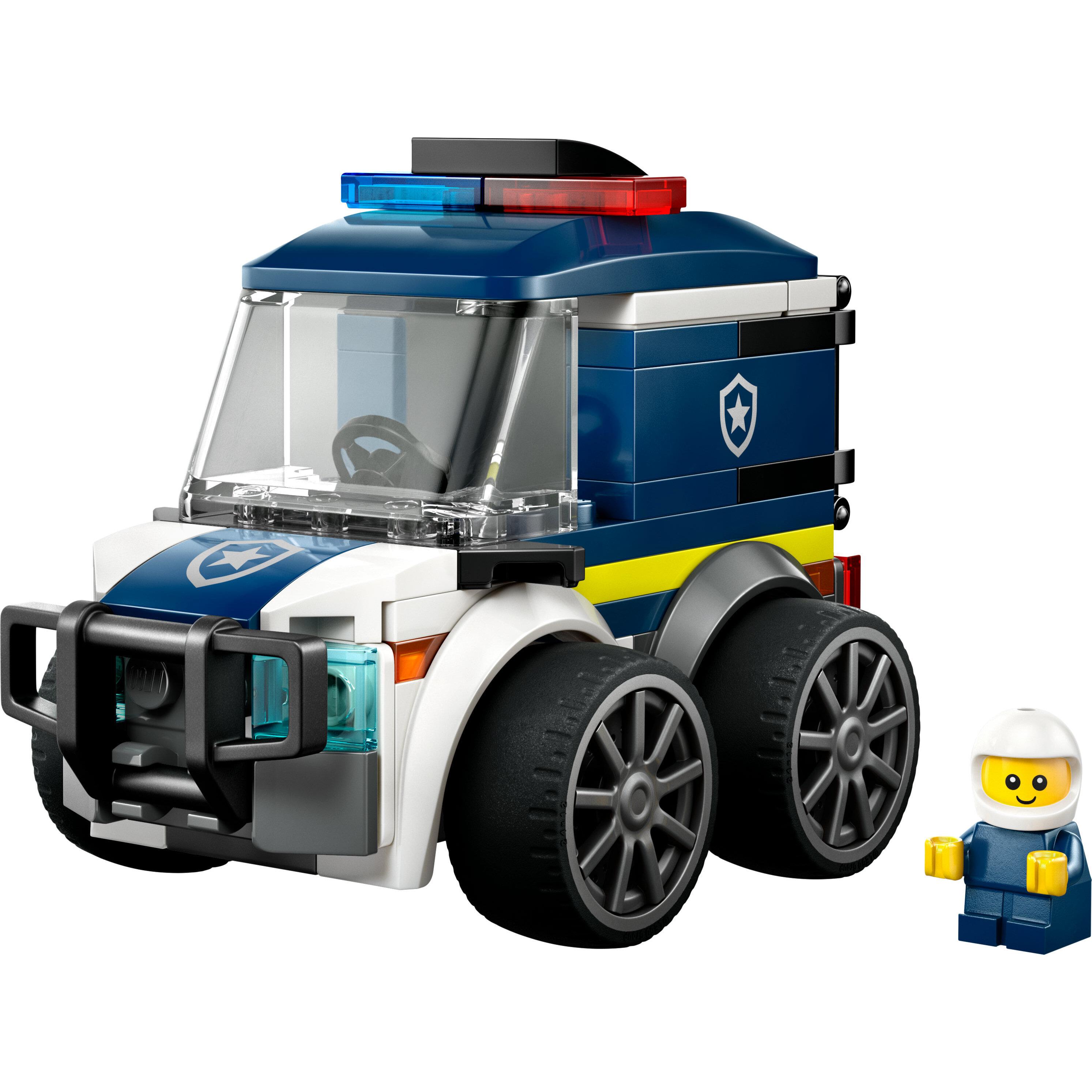 Voir la diapositive 2 : LEGO City 60481 Véhicules - Le Camion de Police - Jeu Créatif dès 5 ans - Idée de Cadeau
