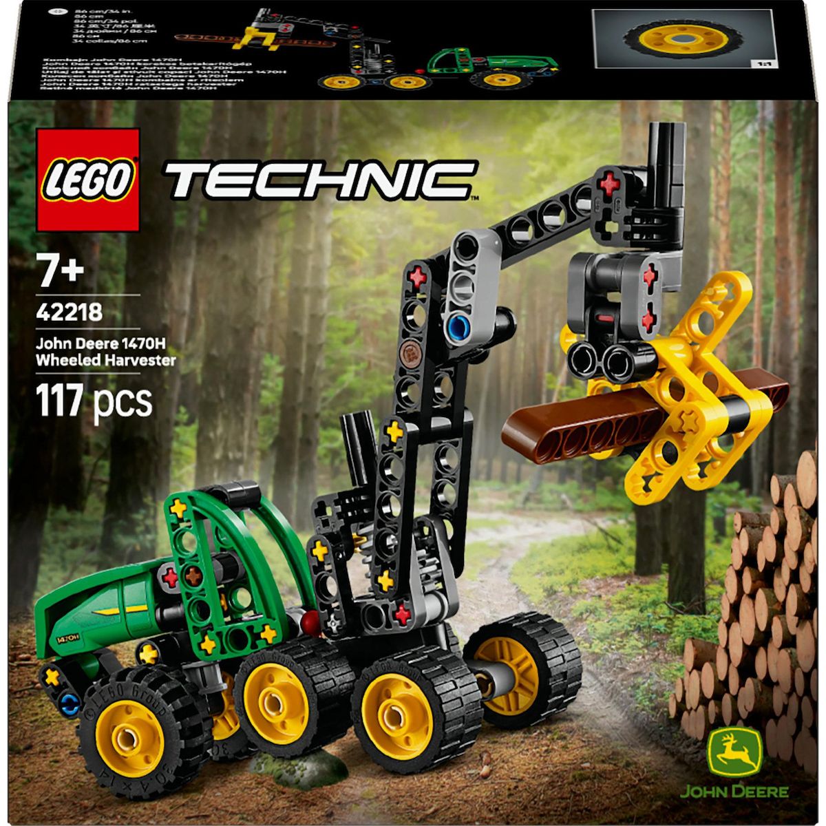 LEGO Technic 42218 - L’Abatteuse John Deere 1470H