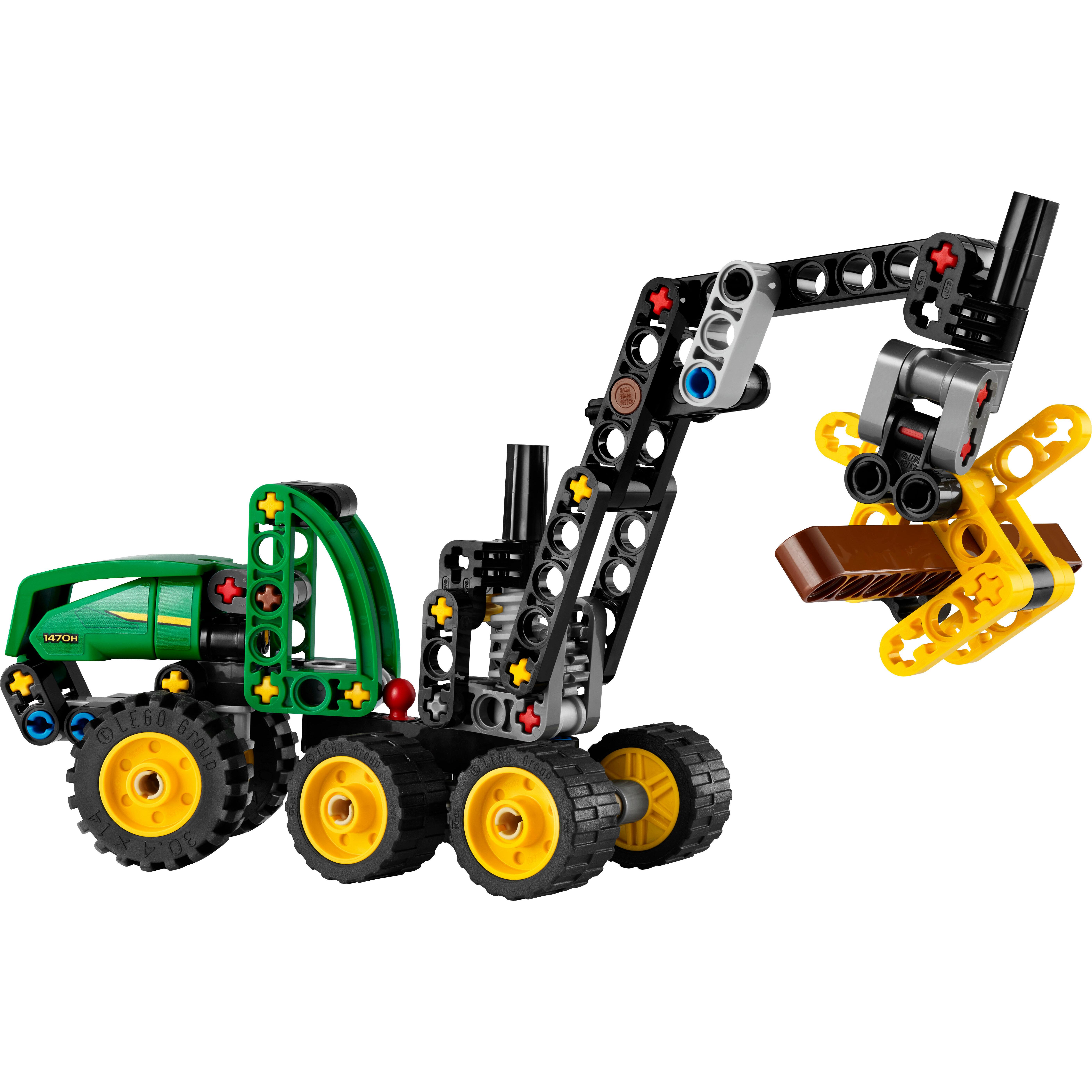 Voir la diapositive 2 : LEGO Technic 42218 L’Abatteuse John Deere 1470H - Jouet de Construction dès 7 ans - Cadeau
