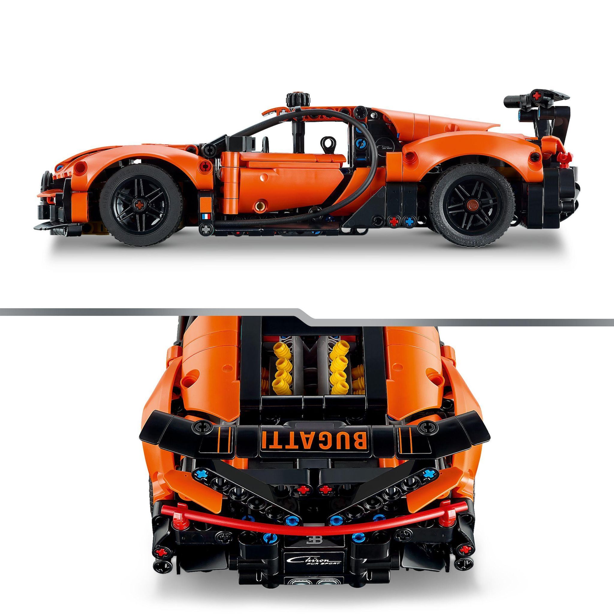 Voir la diapositive 4 : LEGO Techinc 42222 - Hypercar Bugatti Chiron Pur Sport