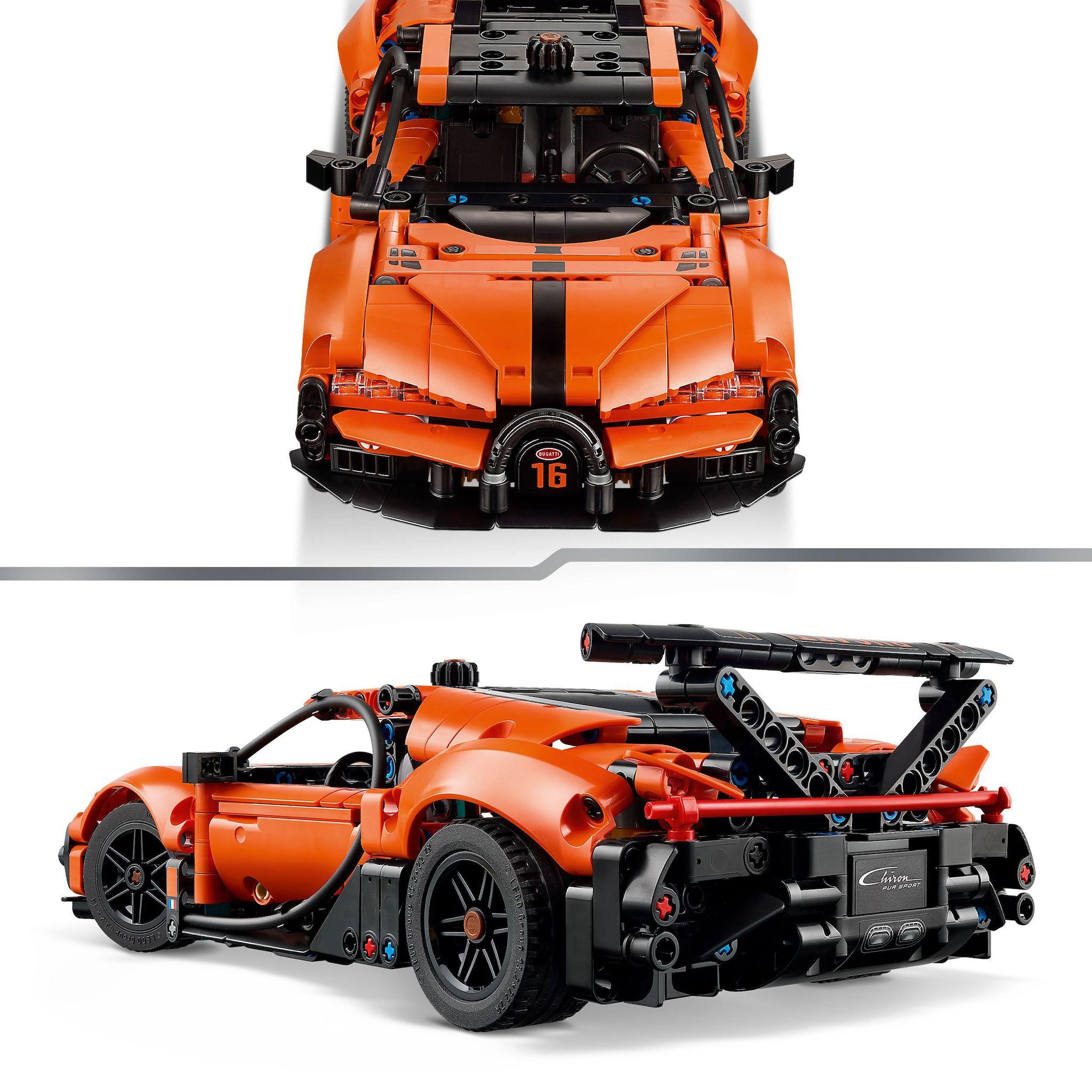 Voir la diapositive 5 : LEGO Techinc 42222 - Hypercar Bugatti Chiron Pur Sport