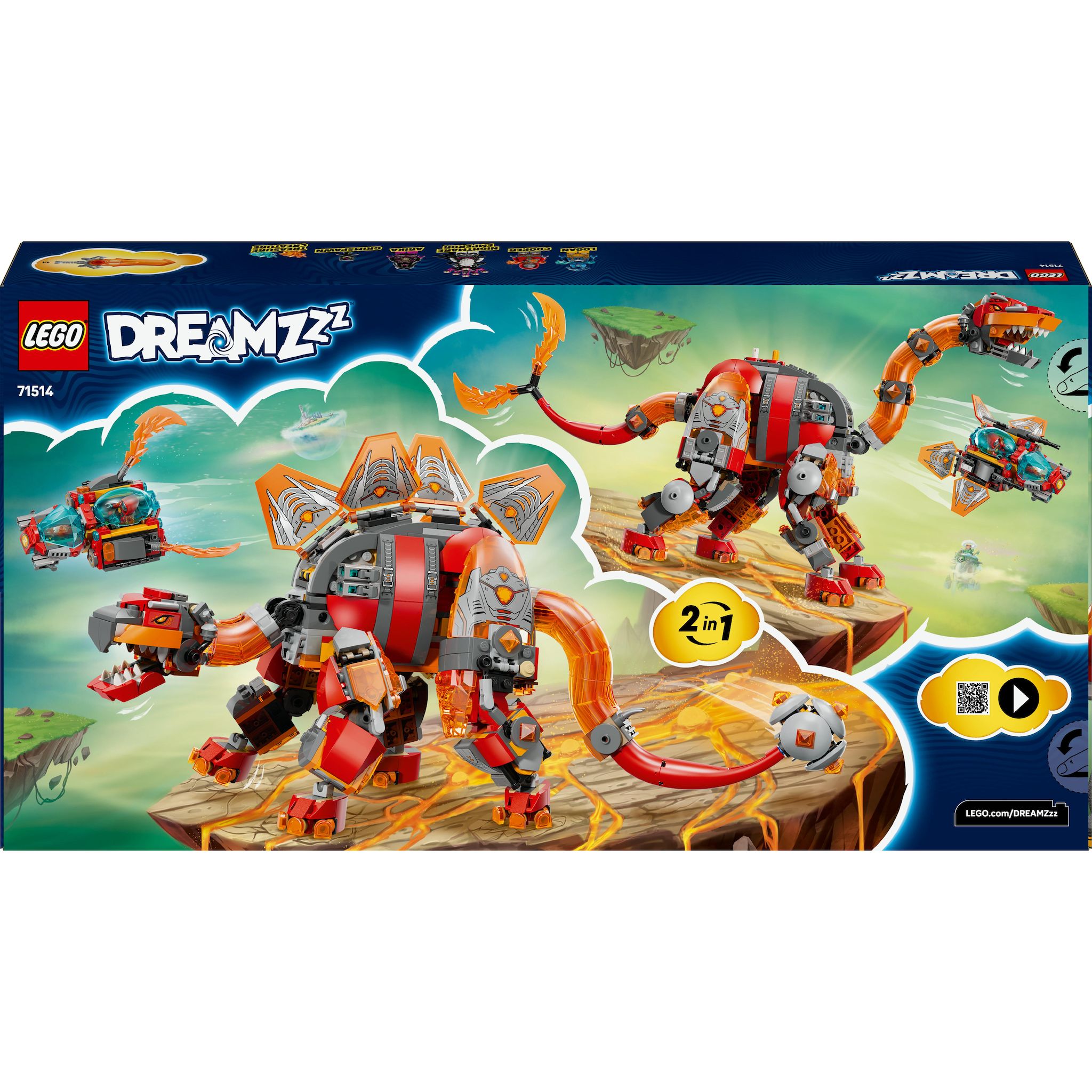 Voir la diapositive 8 : LEGO DREAMZzz 71514 - Le vaisseau Dino