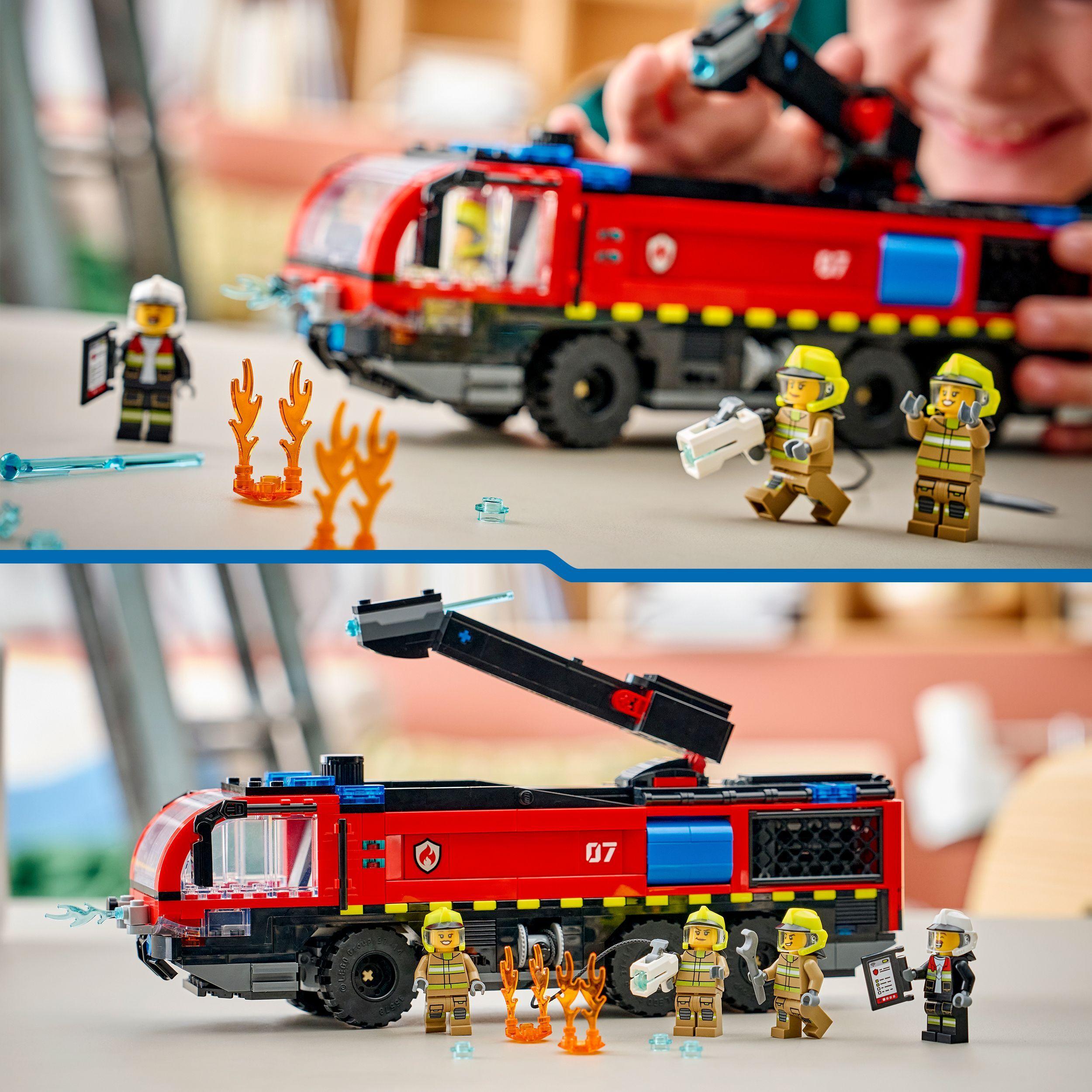 Voir la diapositive 6 : LEGO City 60499 Le Camion de Pompiers de l’Aéroport - Jouet de Construction dès 7 ans