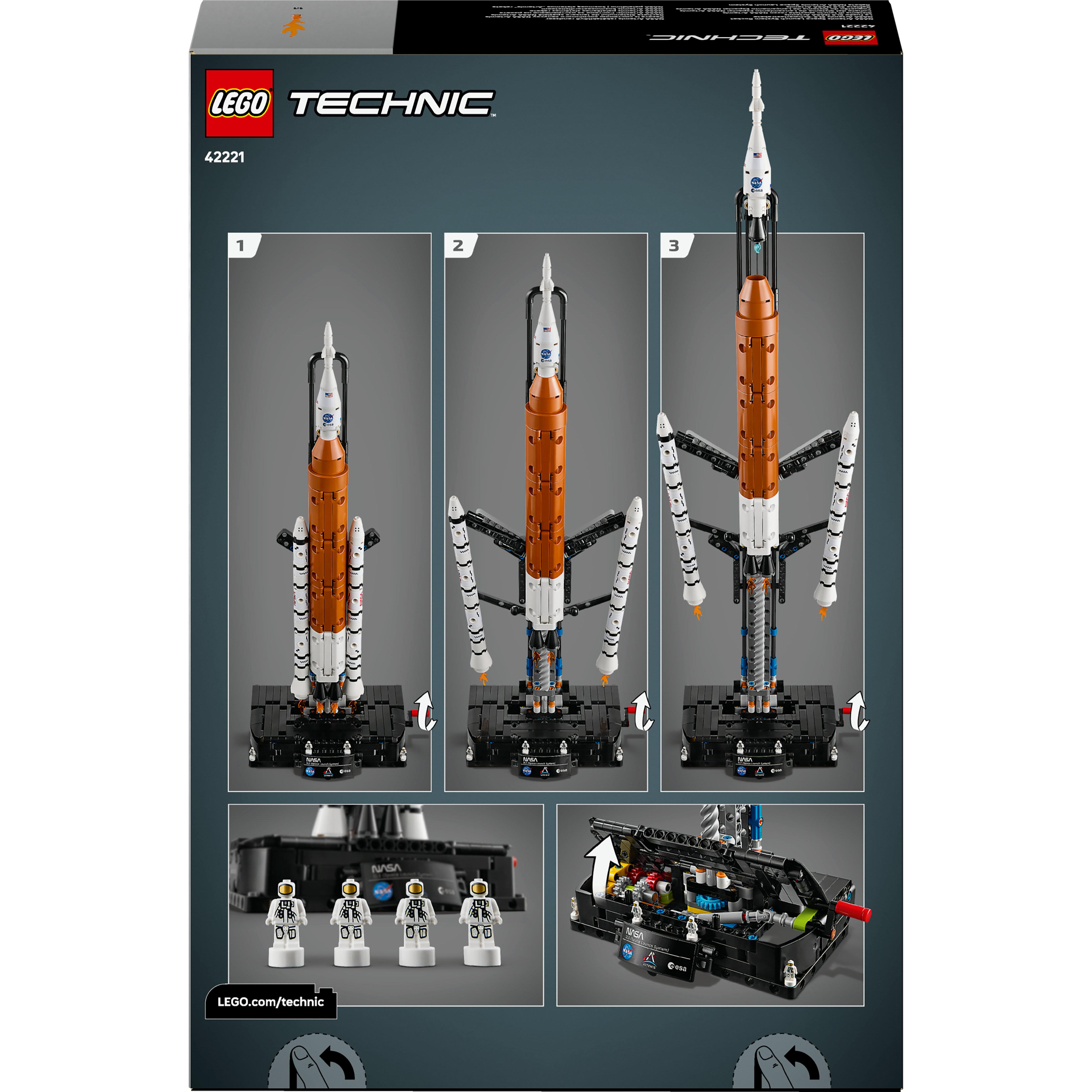 Voir la diapositive 8 : LEGO Technic 42221 - La fusée SLS NASA Artemis