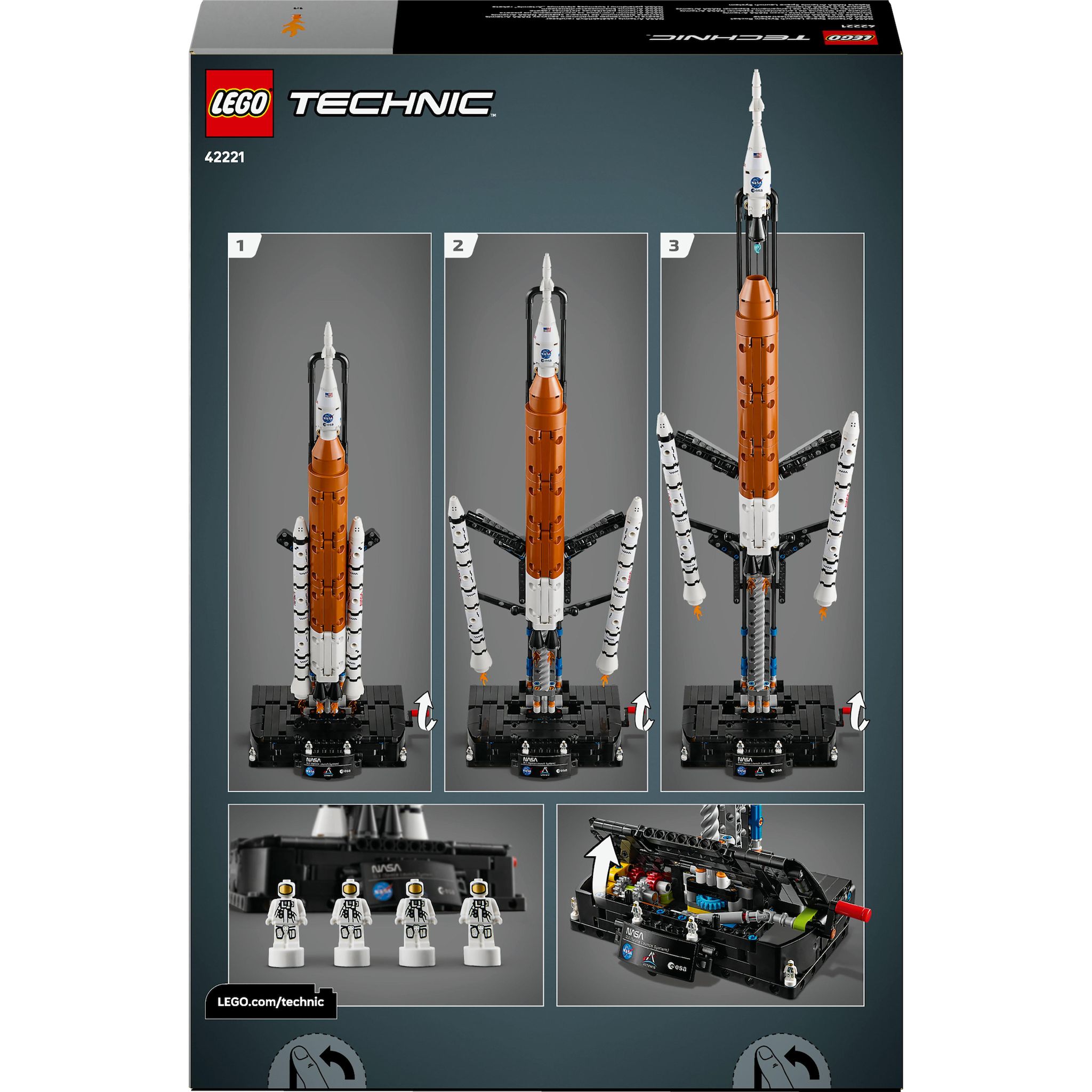 Voir la diapositive 8 : LEGO Technic 42221 - La Fusée SLS NASA Artemis