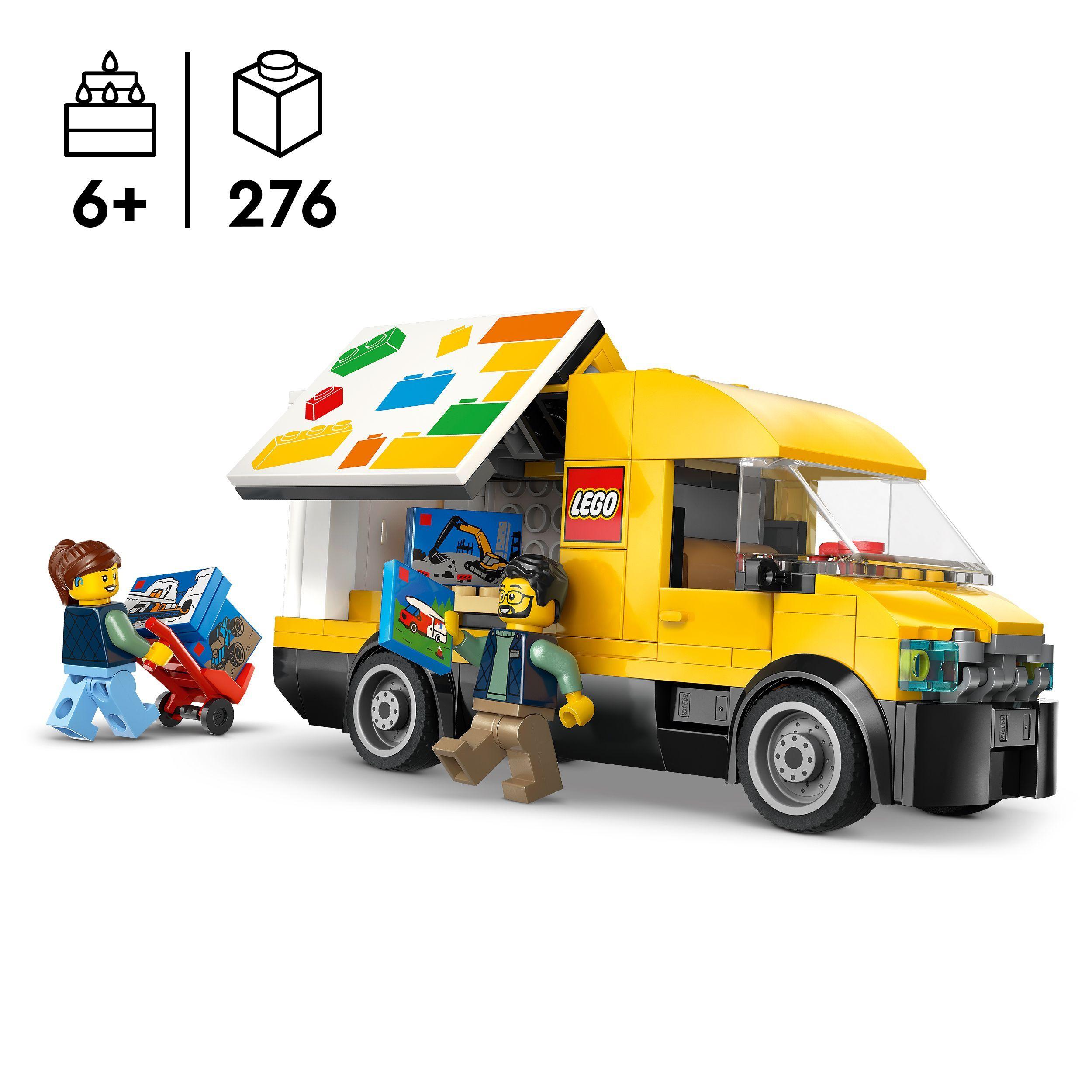 Voir la diapositive 3 : LEGO City 60500 Le Van LEGO - Jeu de Construction pour Garçon ou Fille dès 6 ans - Cadeau
