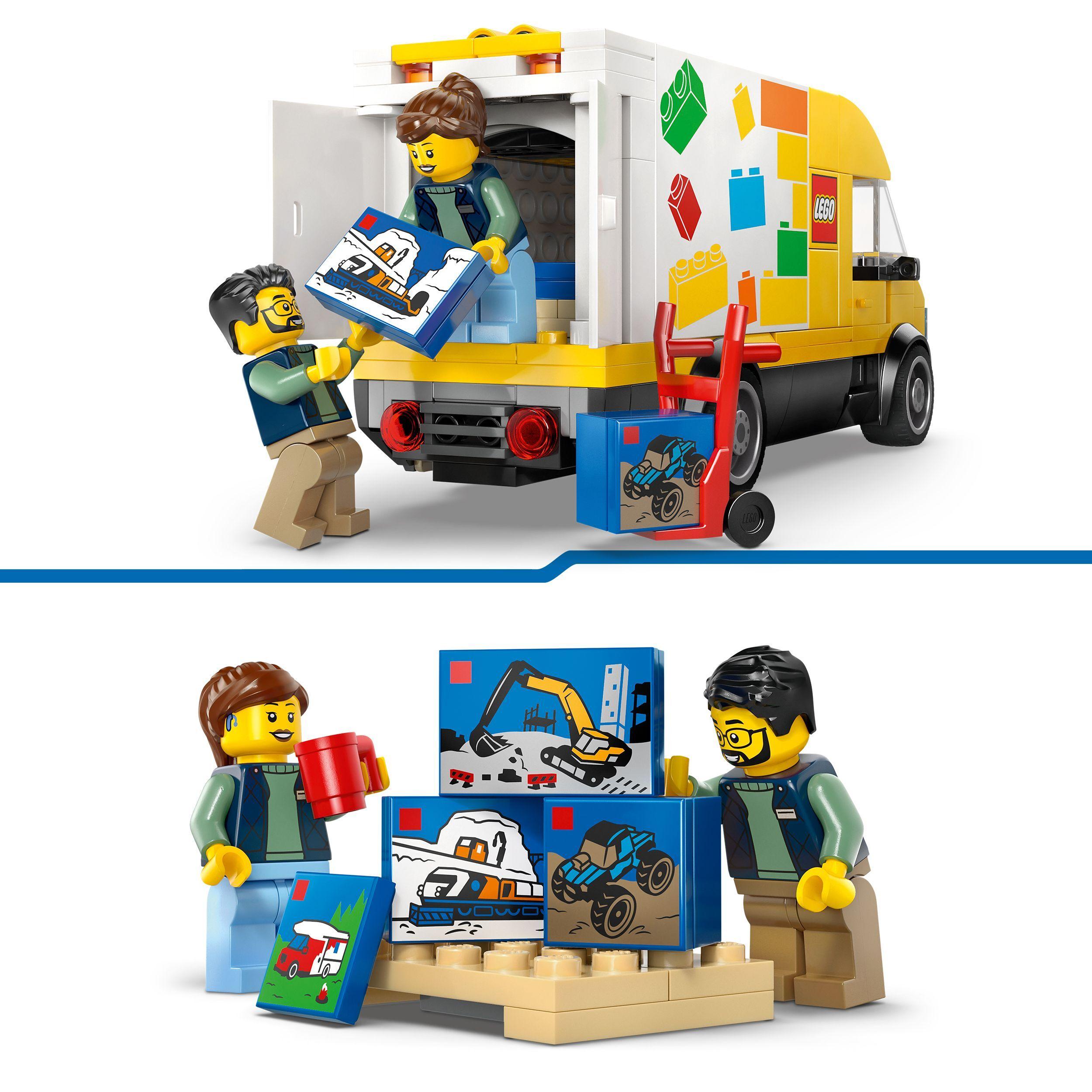 Voir la diapositive 5 : LEGO City 60500 Le Van LEGO - Jeu de Construction pour Garçon ou Fille dès 6 ans - Cadeau