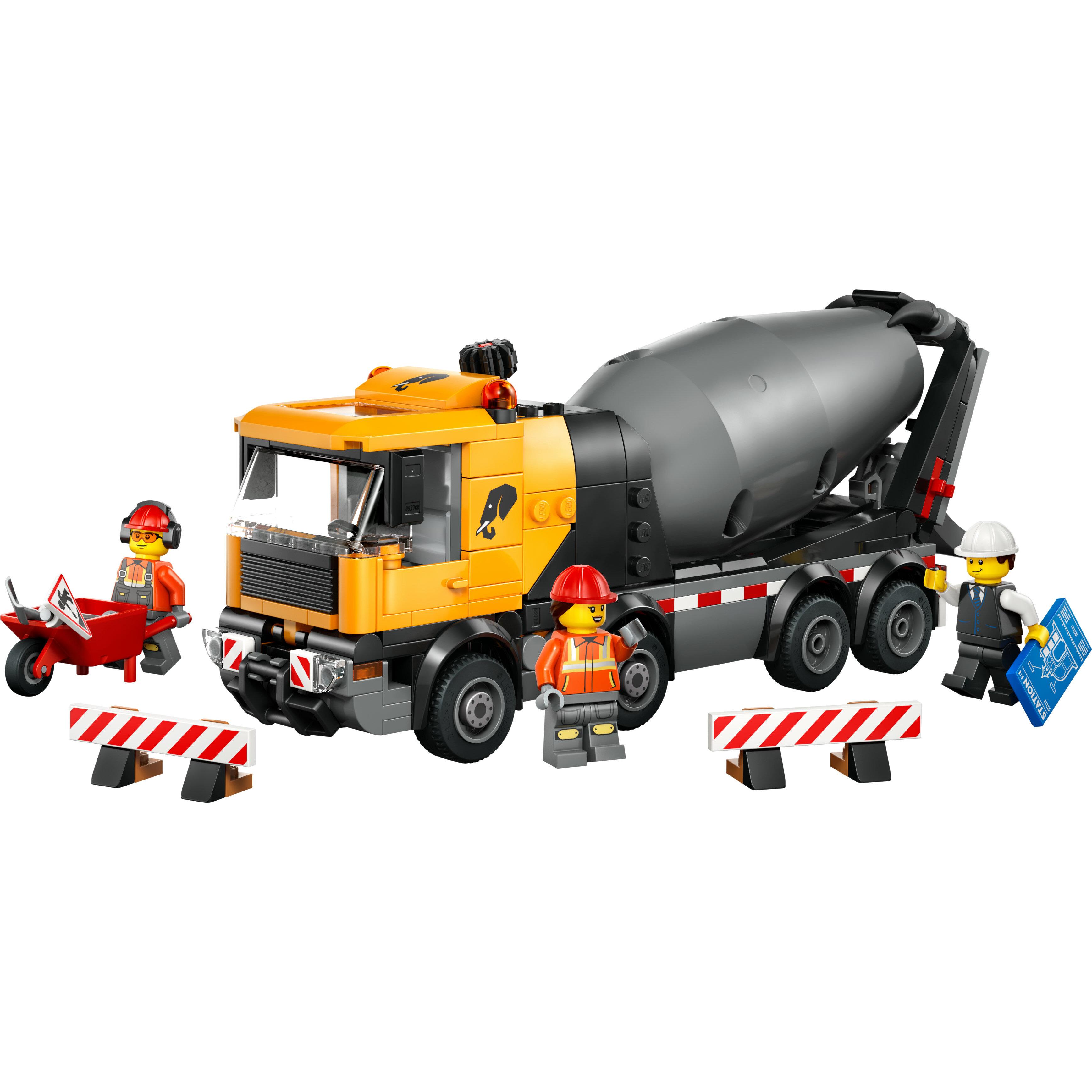 Voir la diapositive 2 : LEGO City  60478 La Bétonnière - Jouet dès 7 ans sur le Thème du Chantier - Jeu Éducatif
