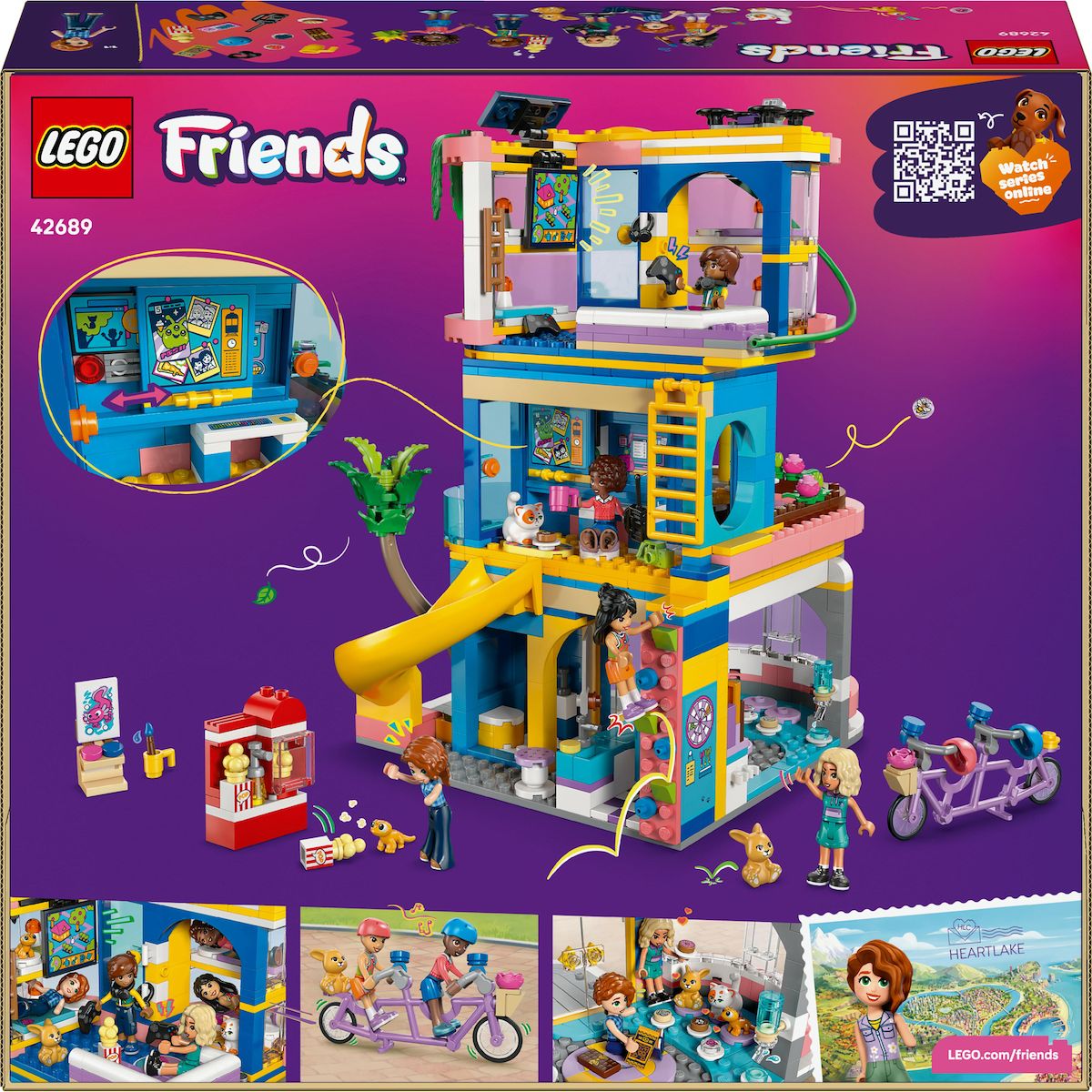 LEGO Friends 42689 - Le club House de Heartlake City