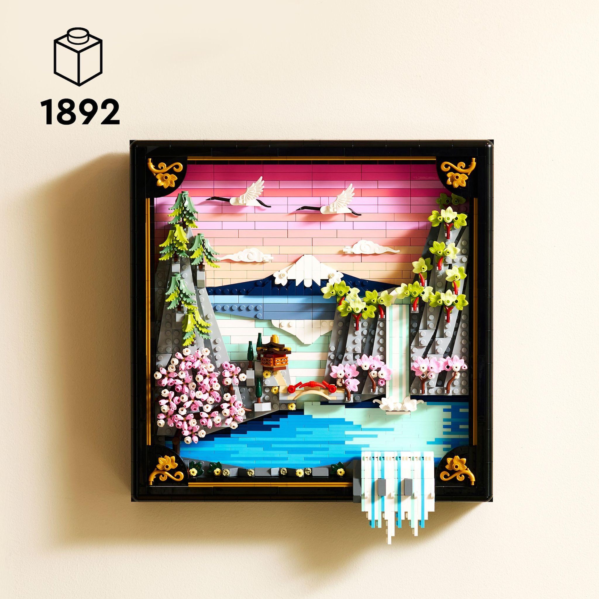 Voir la diapositive 3 : LEGO ART 31218 - Les cerisiers du Japon en fleurs