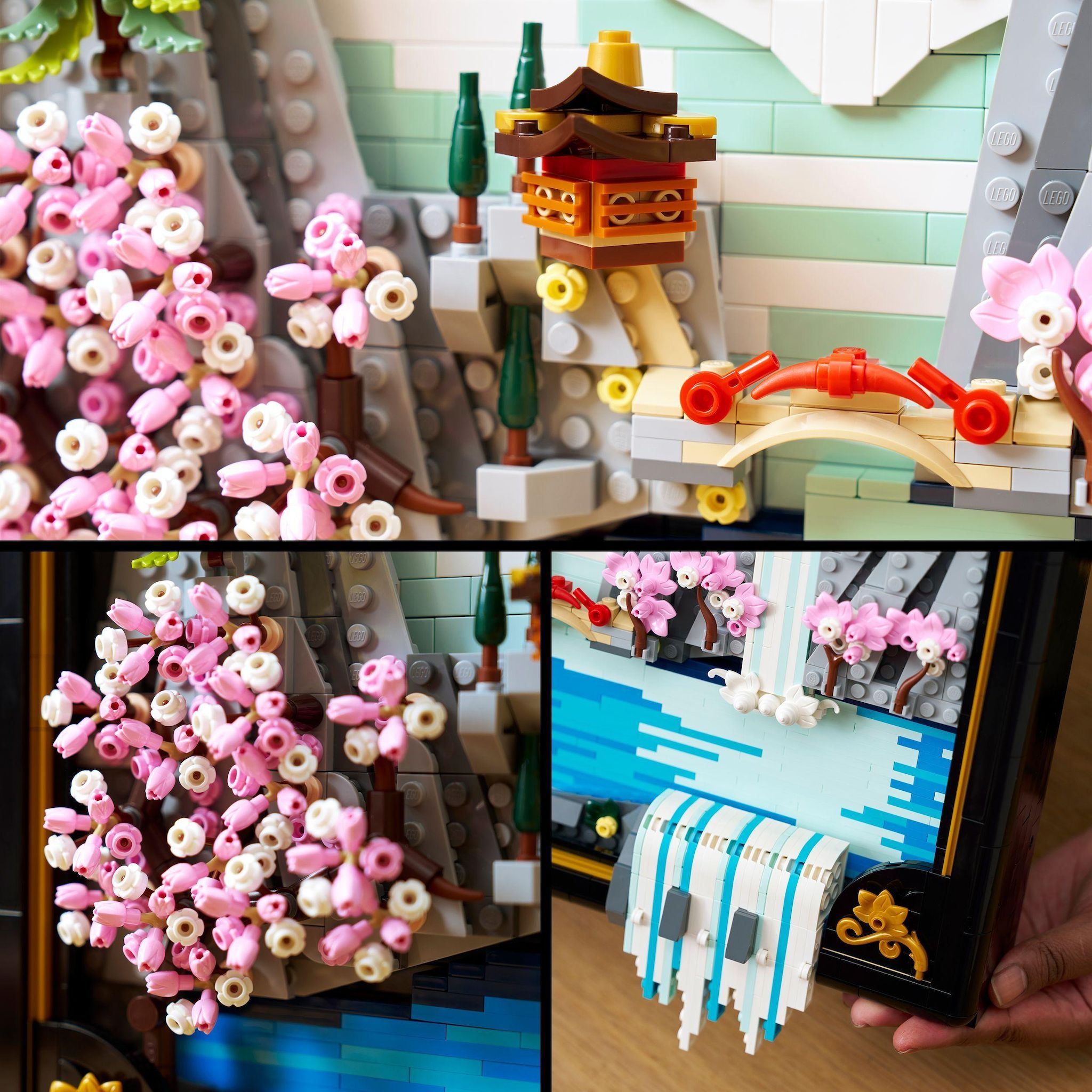 Voir la diapositive 6 : LEGO ART 31218 - Les cerisiers du Japon en fleurs