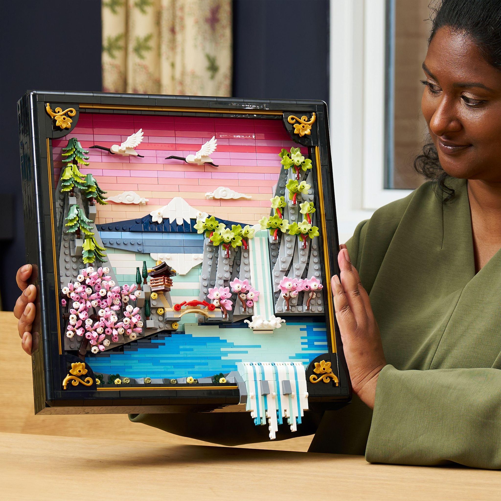 Voir la diapositive 7 : LEGO ART 31218 - Les cerisiers du Japon en fleurs