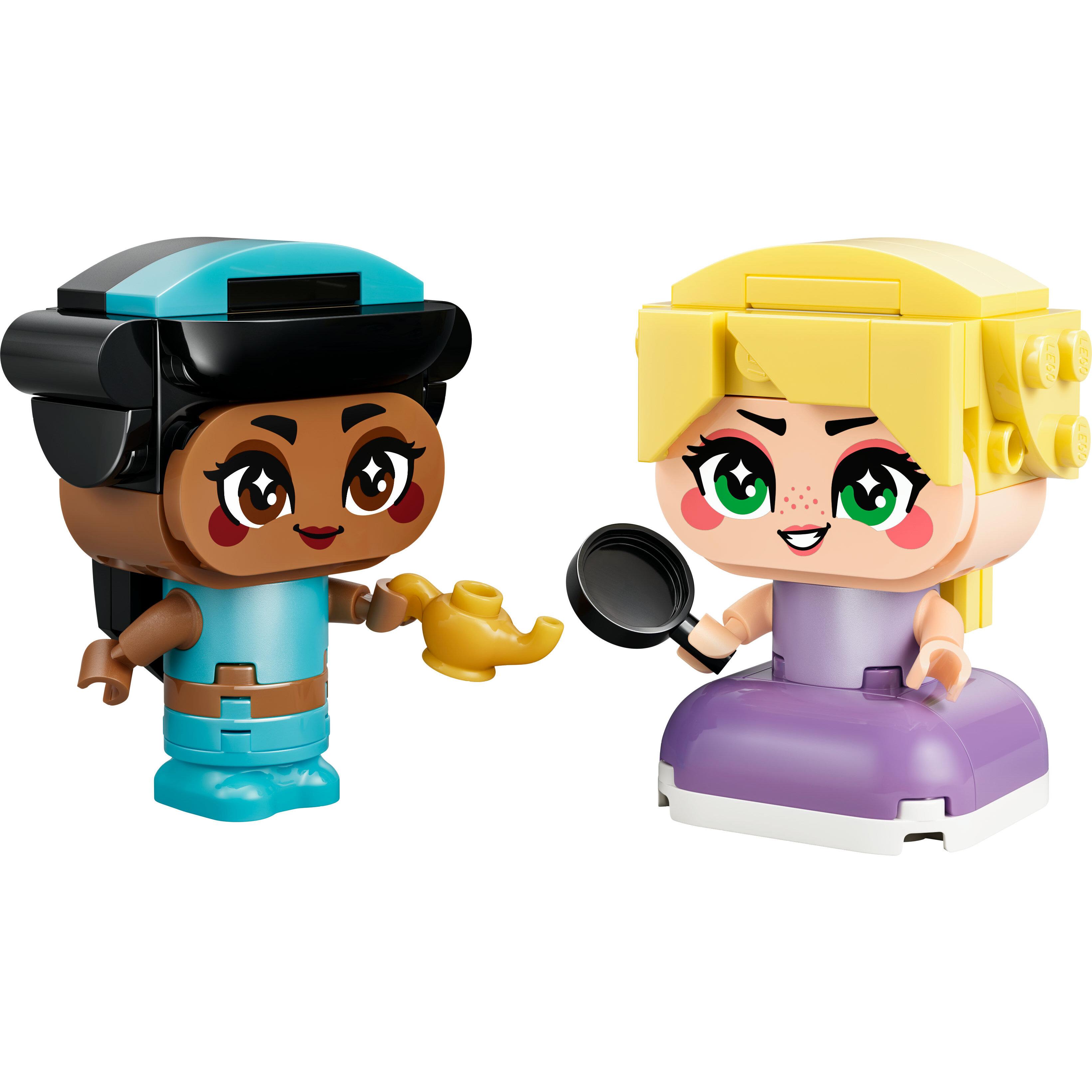 Voir la diapositive 2 : LEGO Disney 43303 - Jasmine et Raiponce Miniatures