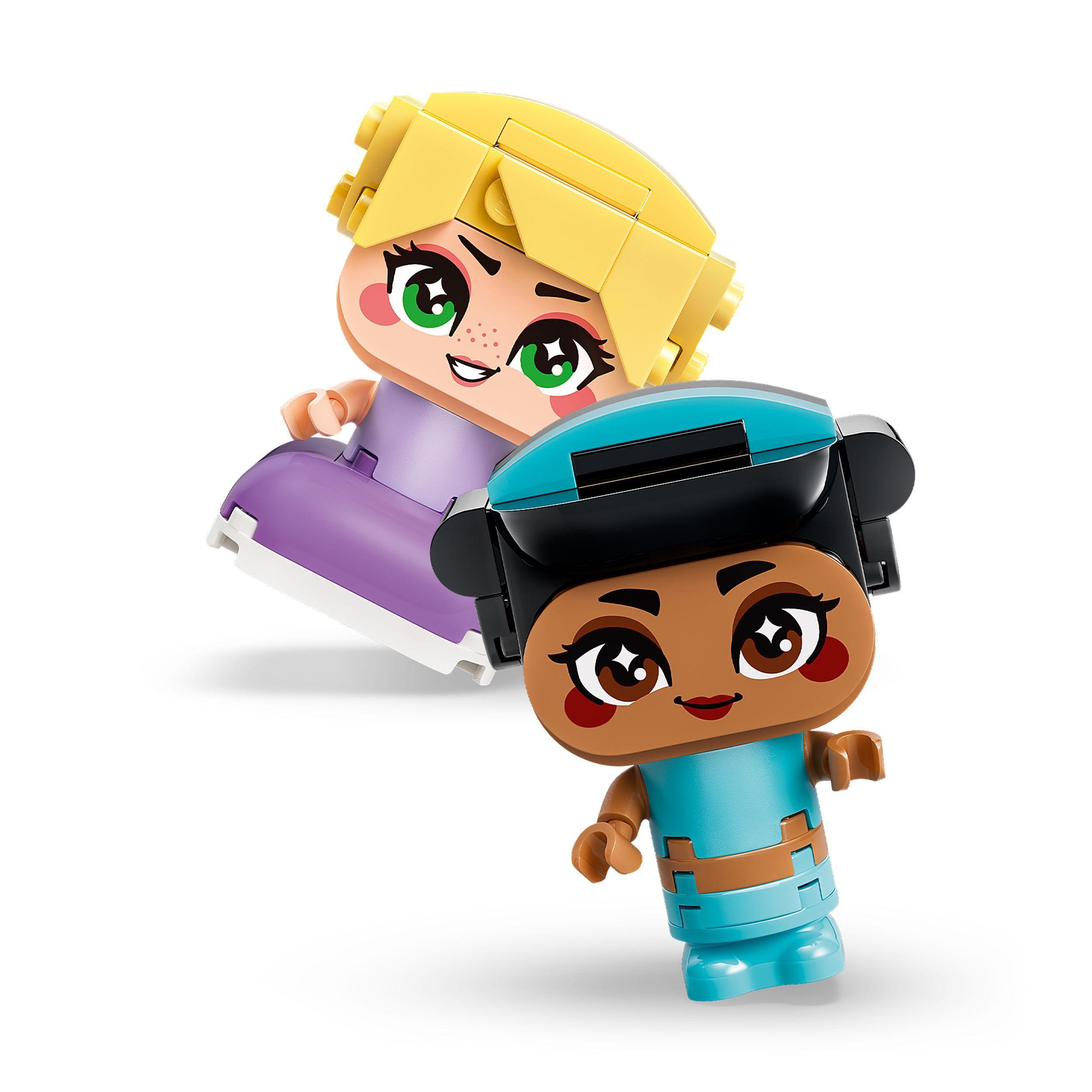 Voir la diapositive 4 : LEGO Disney 43303 - Jasmine et Raiponce Miniatures