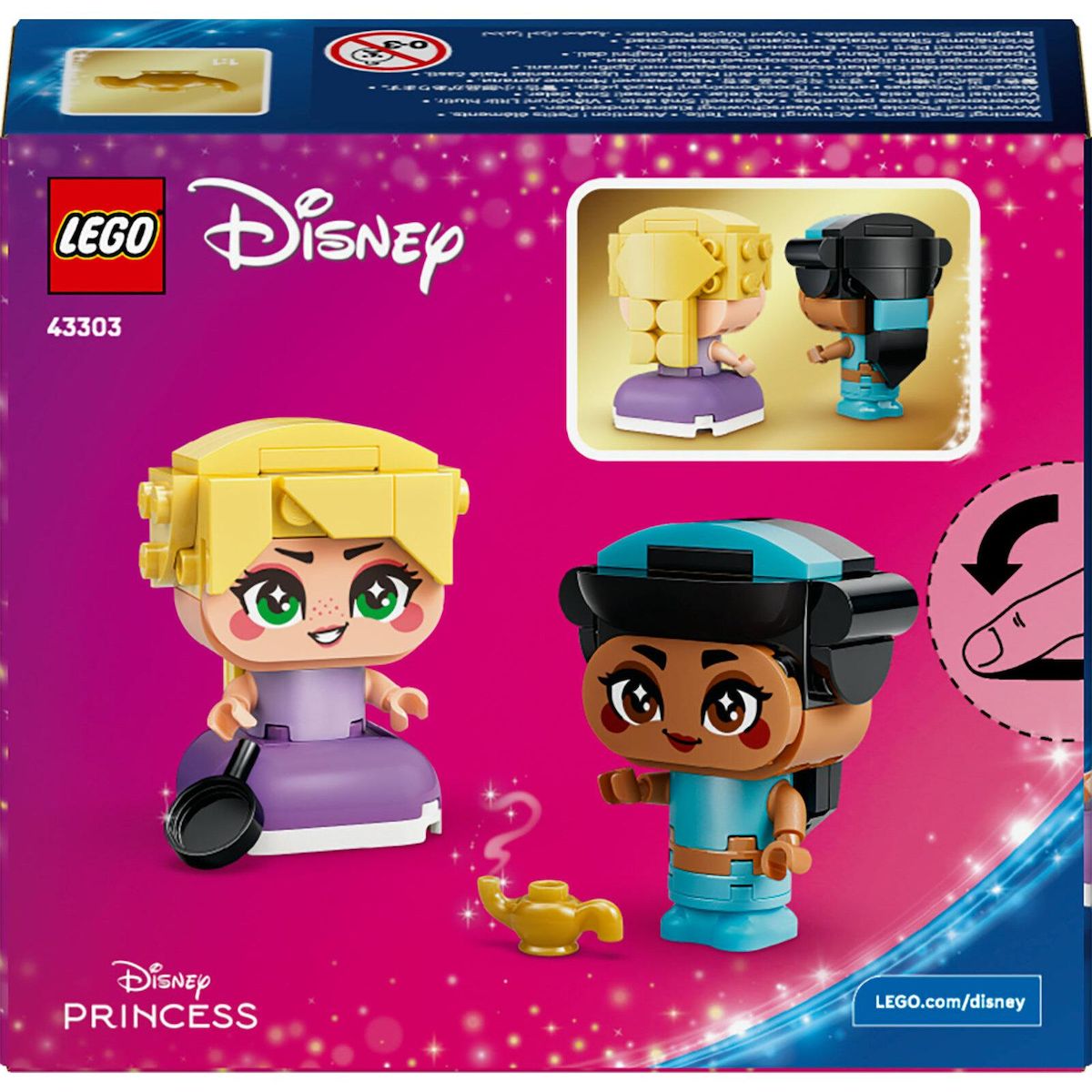 LEGO Disney 43303 - Jasmine et Raiponce Miniatures