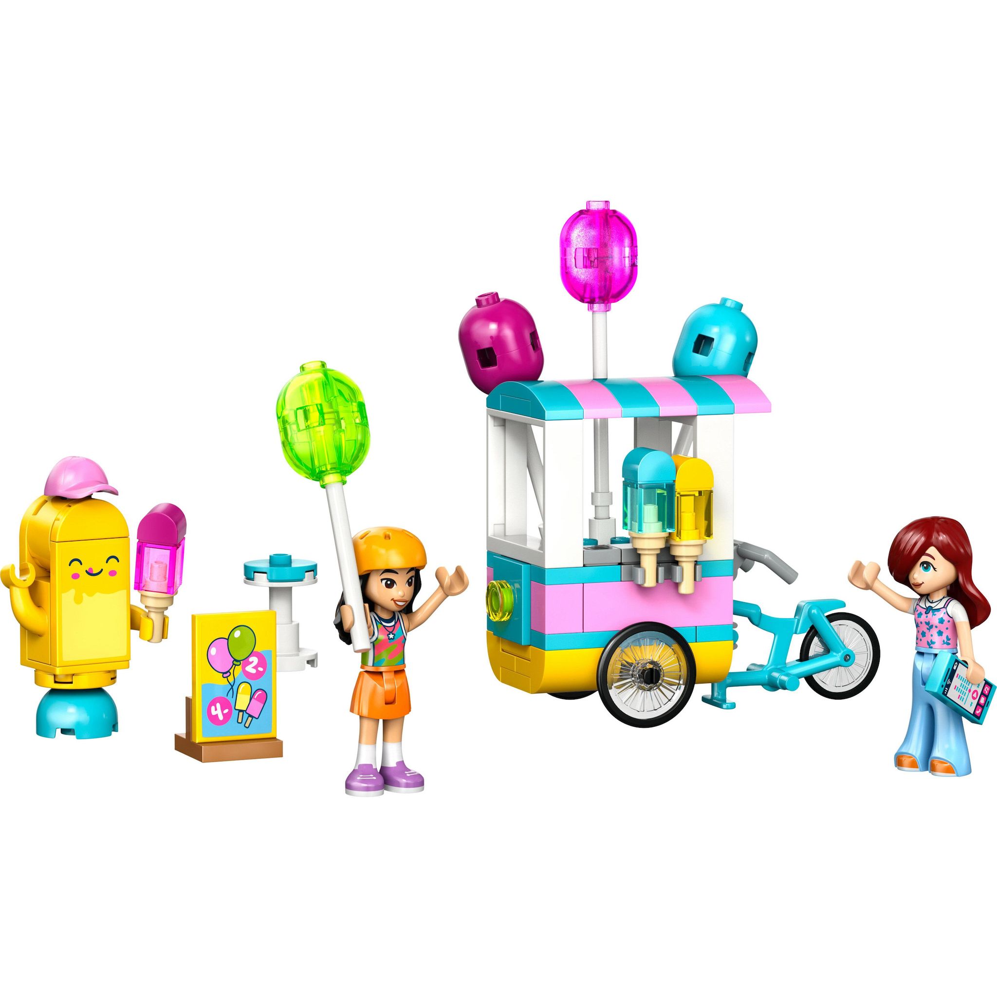 Voir la diapositive 2 : LEGO Friends 42692 - Le Stand de Glaces et de Ballons