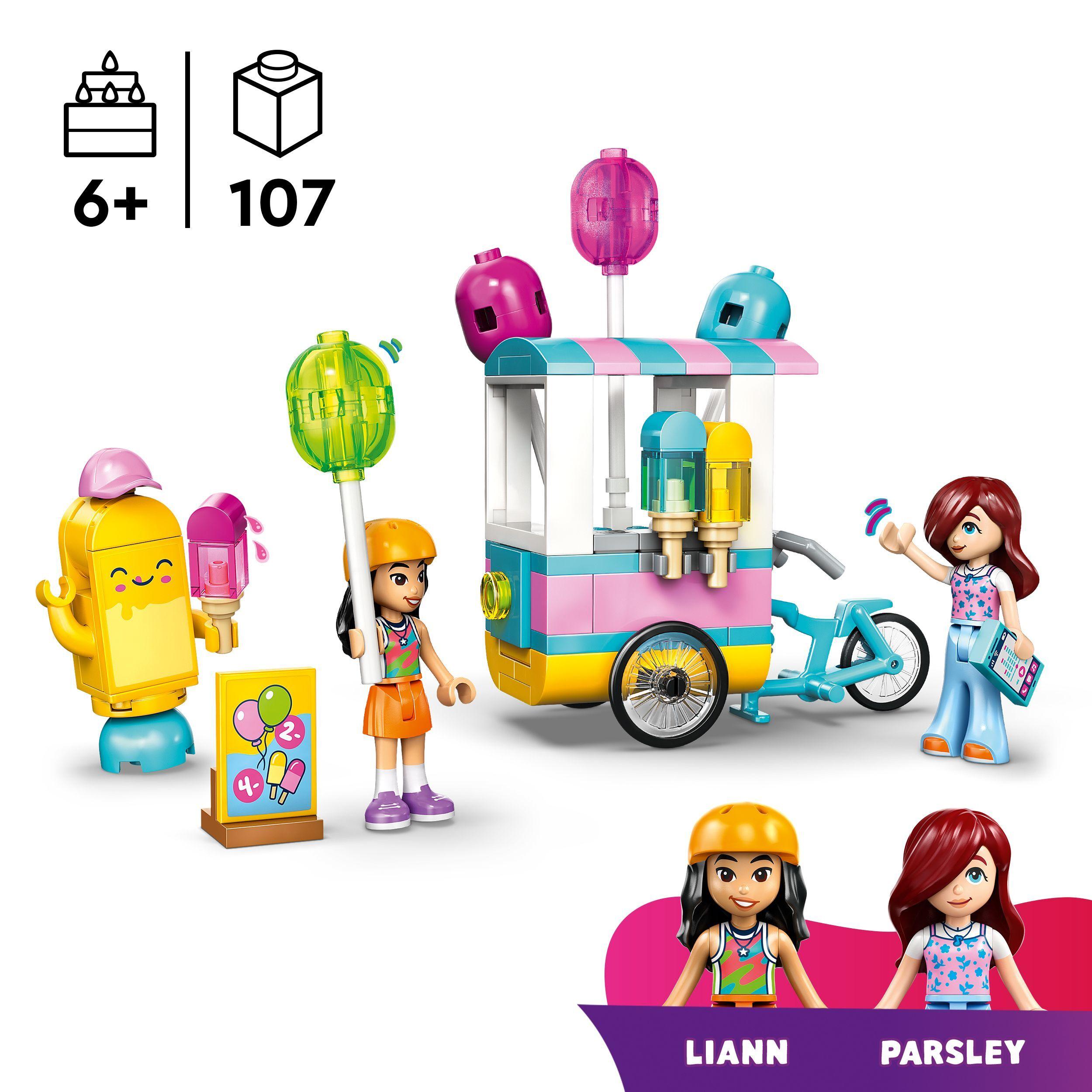 Voir la diapositive 3 : LEGO Friends 42692 Le Stand de Glaces et de Ballons - Jouet de Construction dès 6 ans
