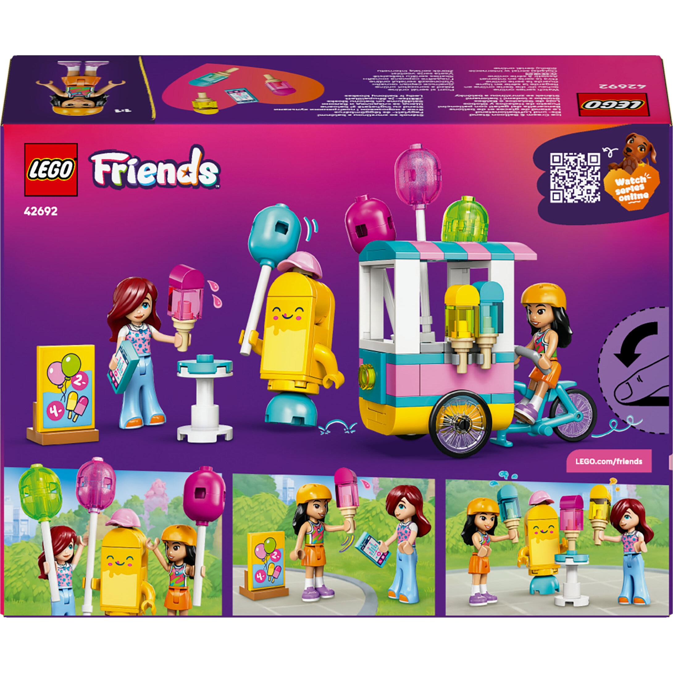 Voir la diapositive 8 : LEGO Friends 42692 Le Stand de Glaces et de Ballons - Jouet de Construction dès 6 ans