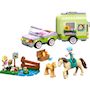 Voir la diapositive 2 : LEGO Friends 42695 - La Remorque du Cheval et du Poulain