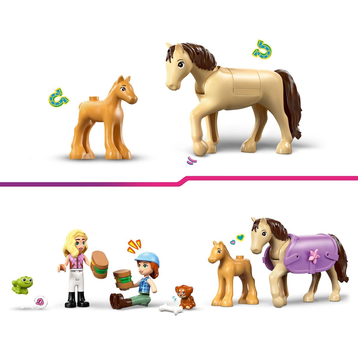 LEGO Friends 42695 - La Remorque du Cheval et du Poulain