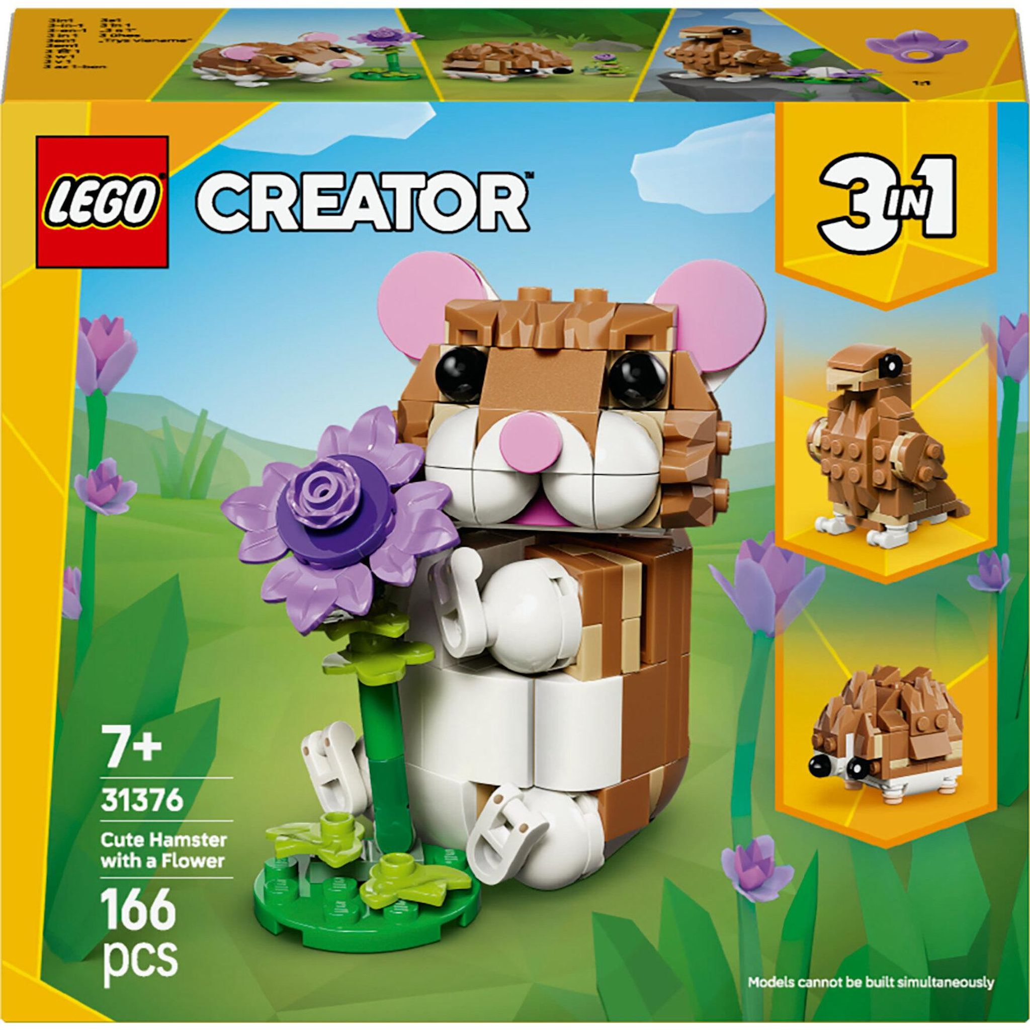 LEGO Creator 31376 - L’Adorable Hamster et la Fleur