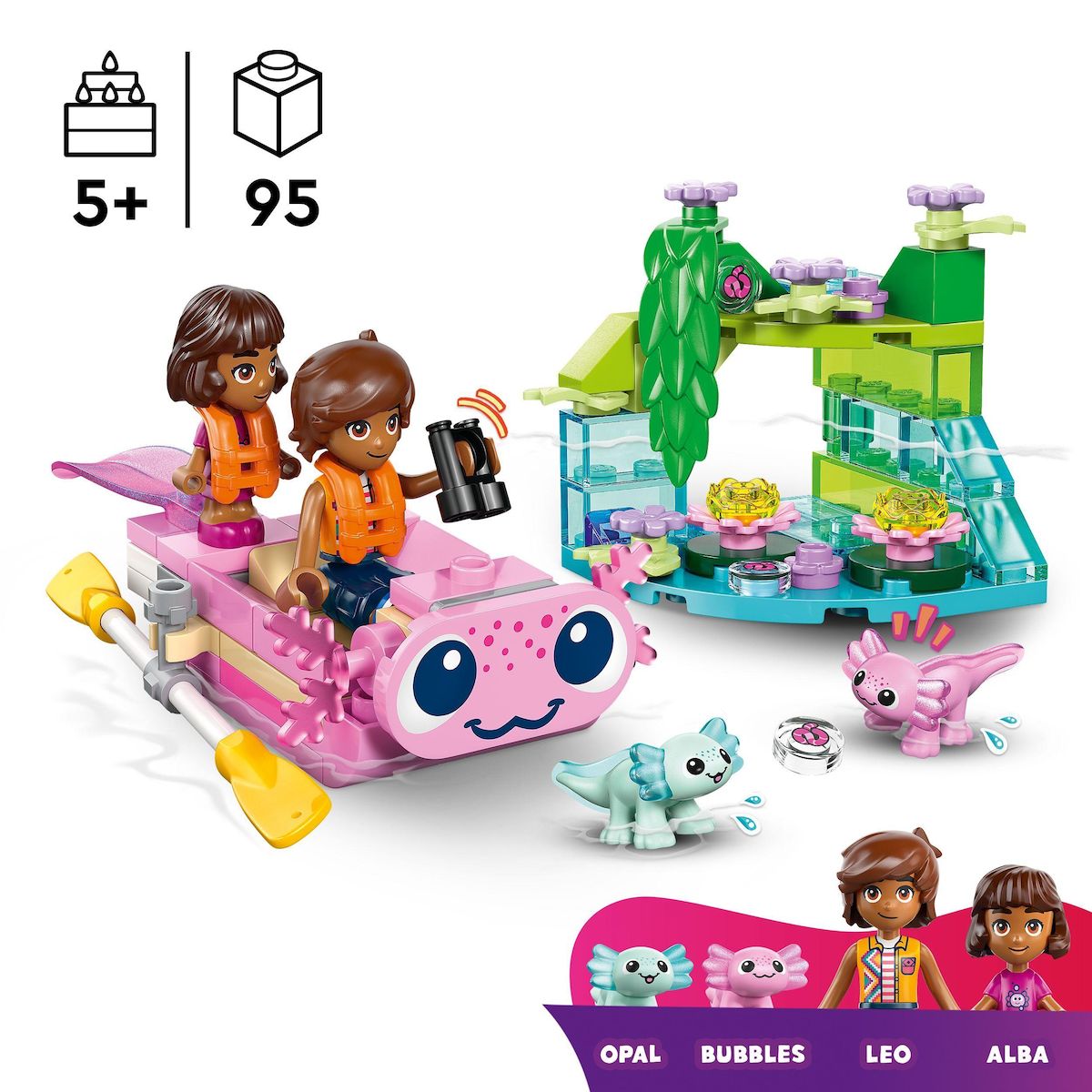 LEGO Friends 42681 - Le Bateau d’Aventures Axolotl