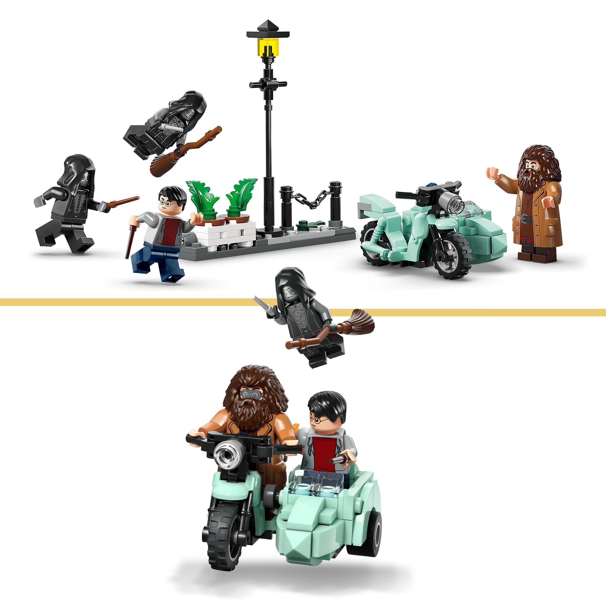 Voir la diapositive 4 : LEGO Harry Potter 76459 - Hagrid et Harry s’Échappent de Privet Drive