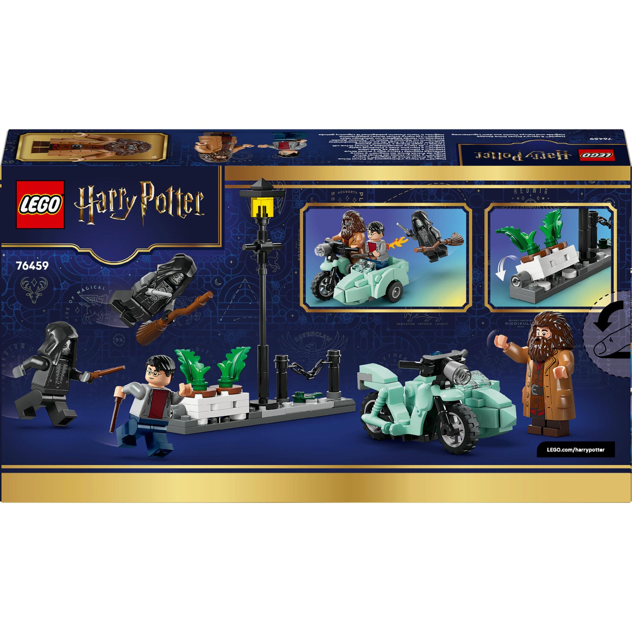 Voir la diapositive 8 : LEGO Harry Potter 76459 - Hagrid et Harry s’Échappent de Privet Drive
