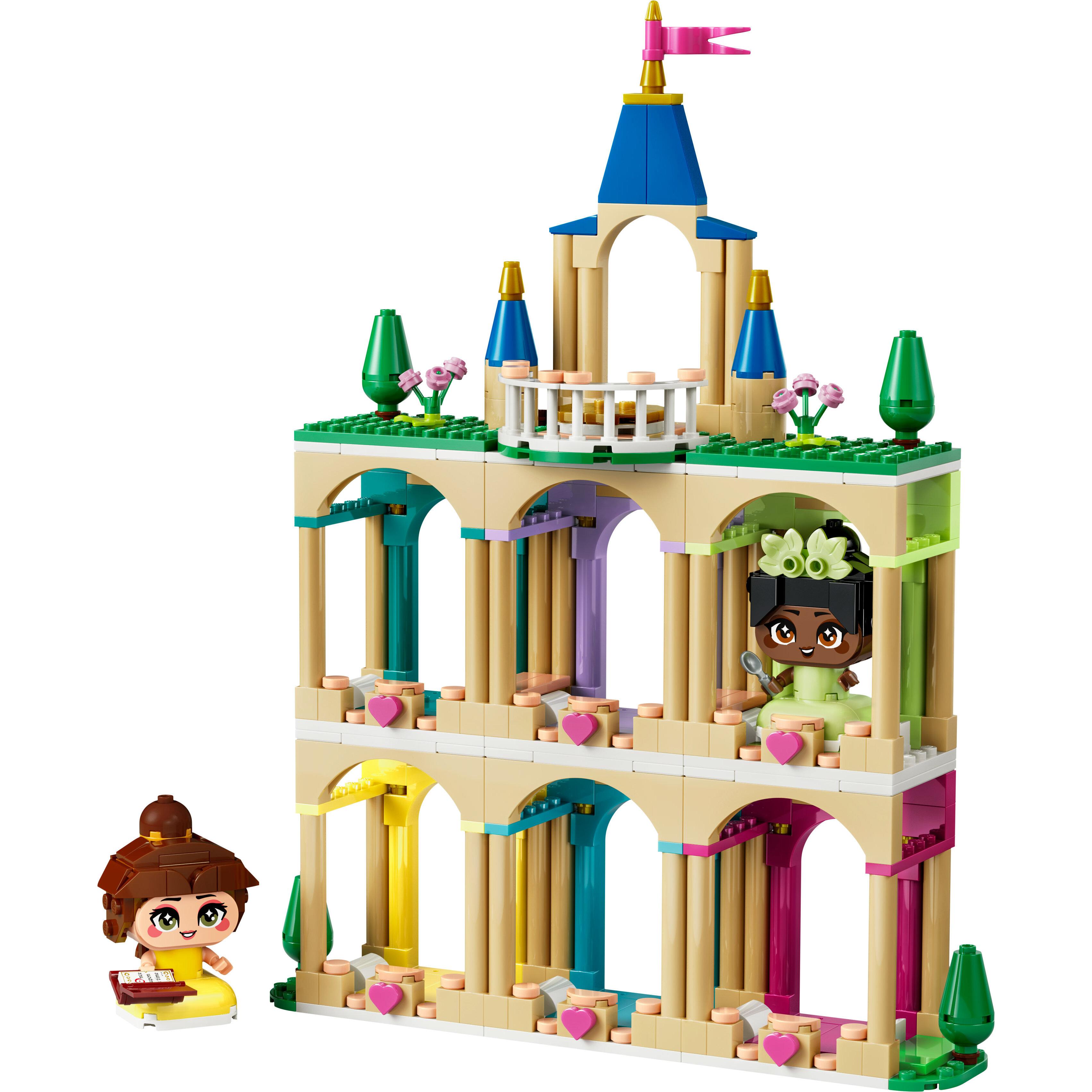 Voir la diapositive 2 : LEGO Disney 43291 - Belle et Tiana miniatures avec un château