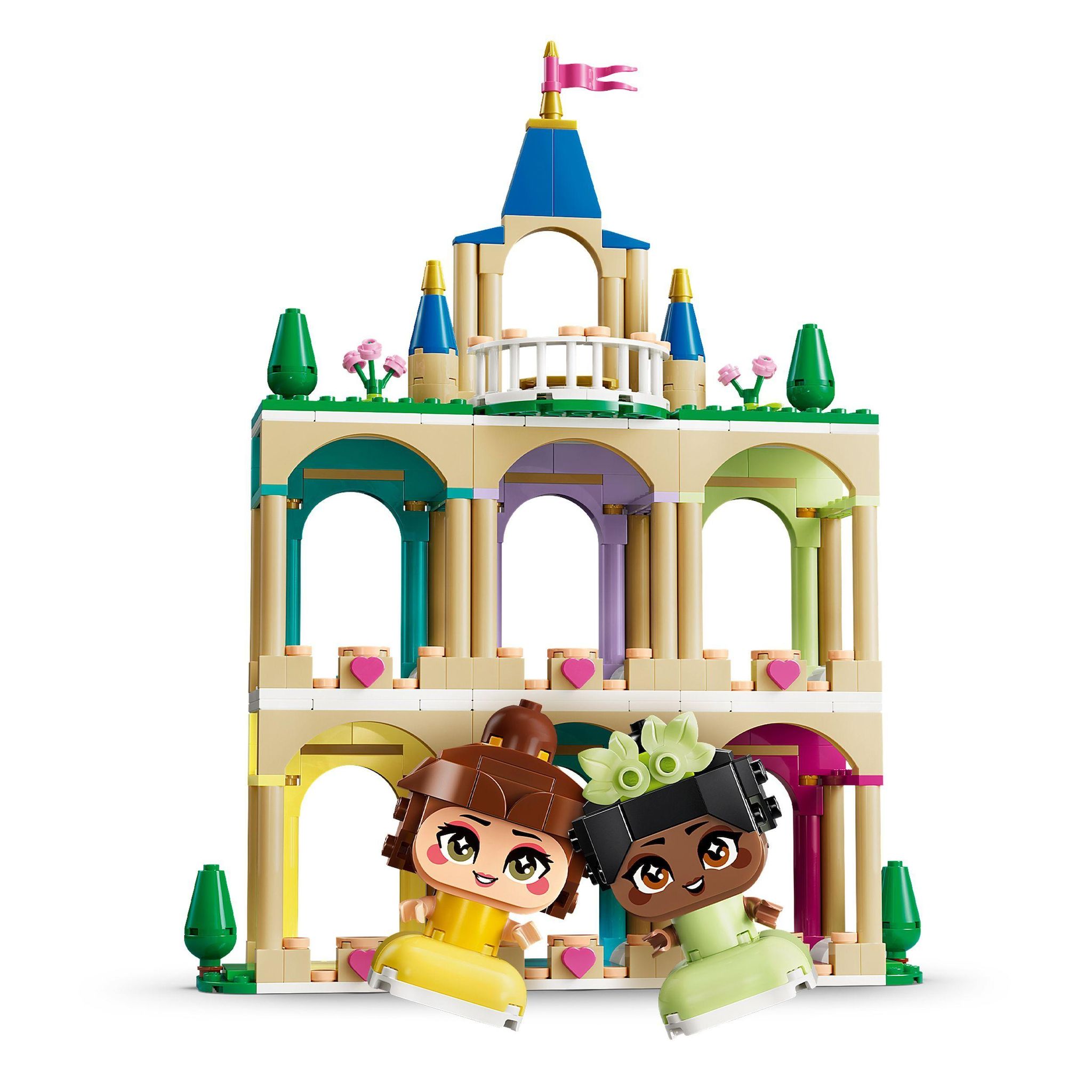 Voir la diapositive 4 : LEGO Disney 43291 - Belle et Tiana miniatures avec un château