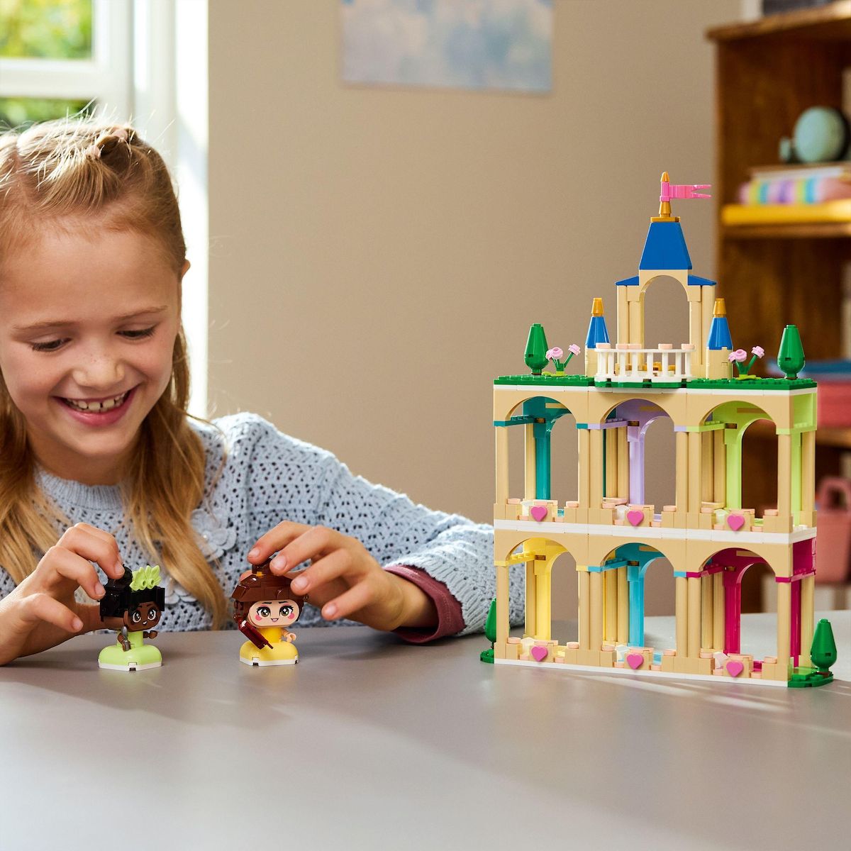 LEGO Disney 43291 - Belle et Tiana miniatures avec un château