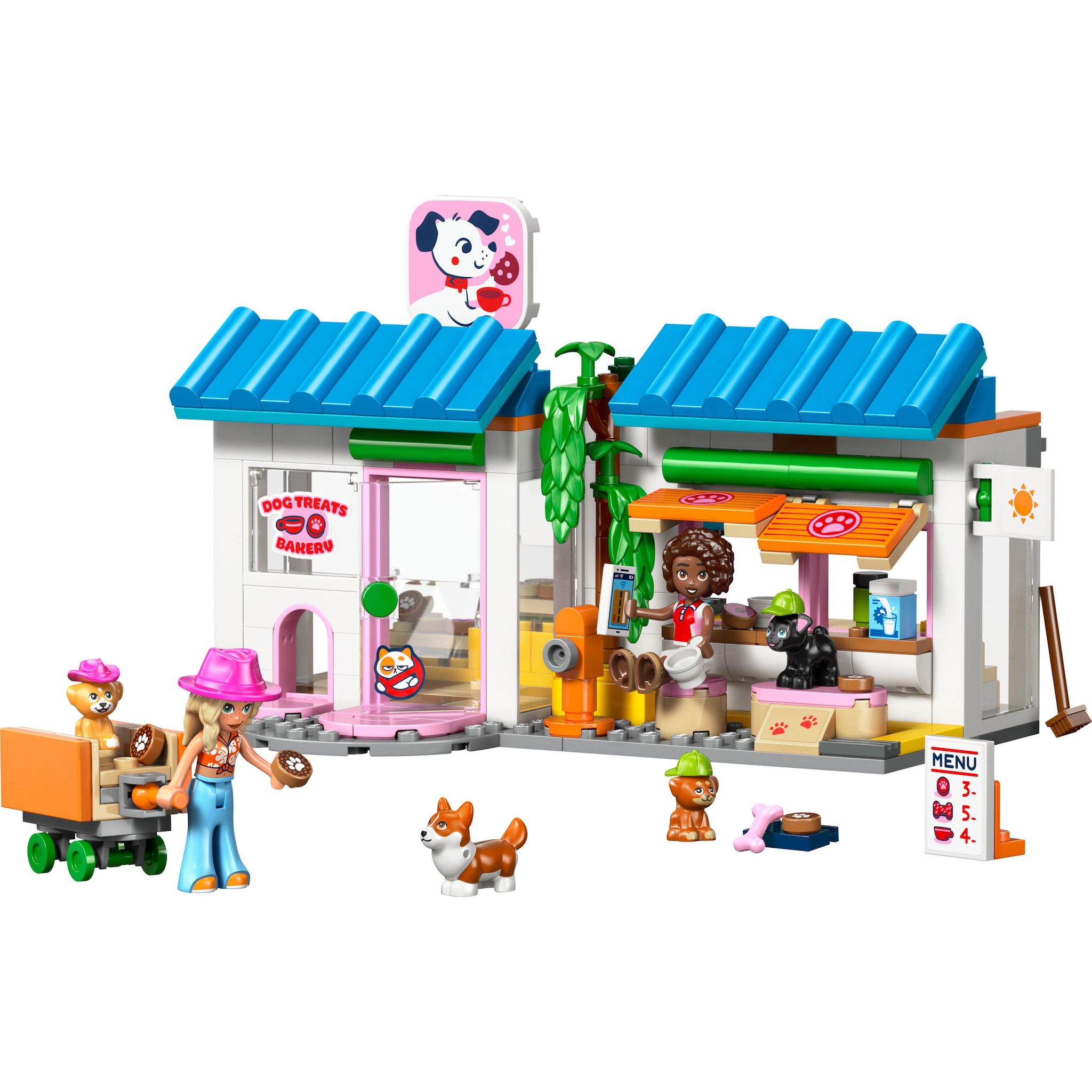 Voir la diapositive 2 : LEGO Friends 42677 - La Boutique de Friandises pour Chiens