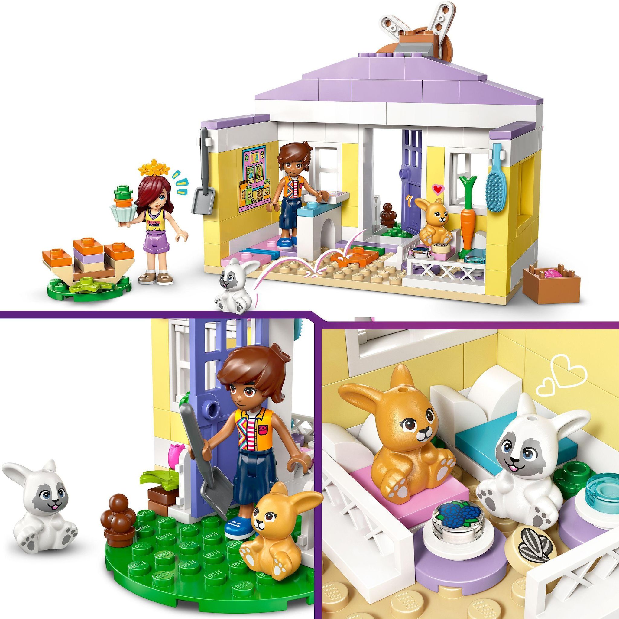 Voir la diapositive 4 : LEGO Friends 42679 - L’Hôtel des Lapins de Heartlake City