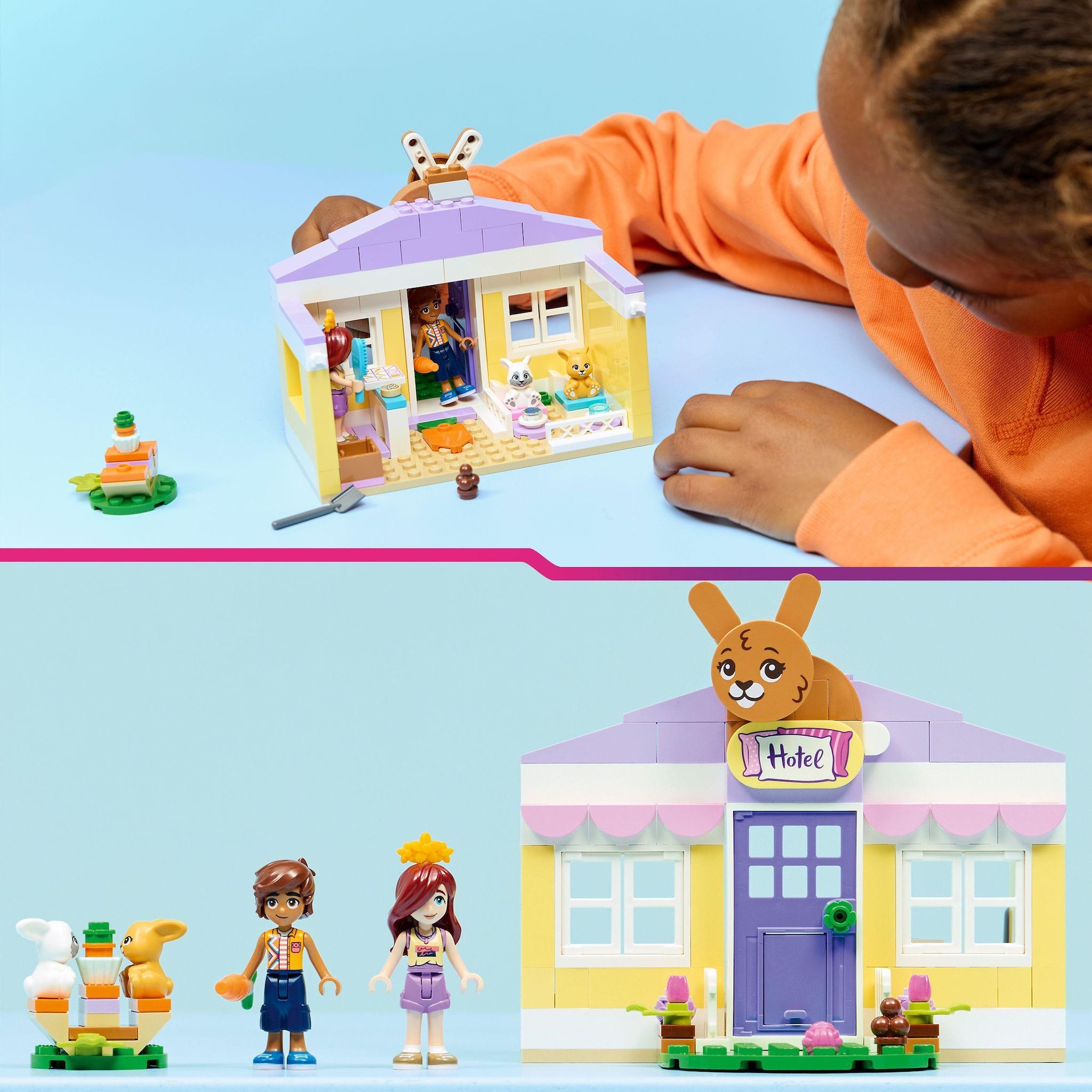 Voir la diapositive 6 : LEGO Friends 42679 - L’Hôtel des Lapins de Heartlake City