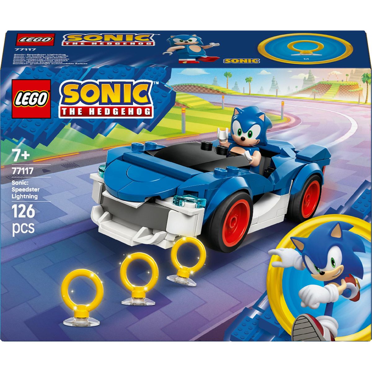 LEGO Sonic 77117 - Sonic : le Bolide Ultra-Rapide